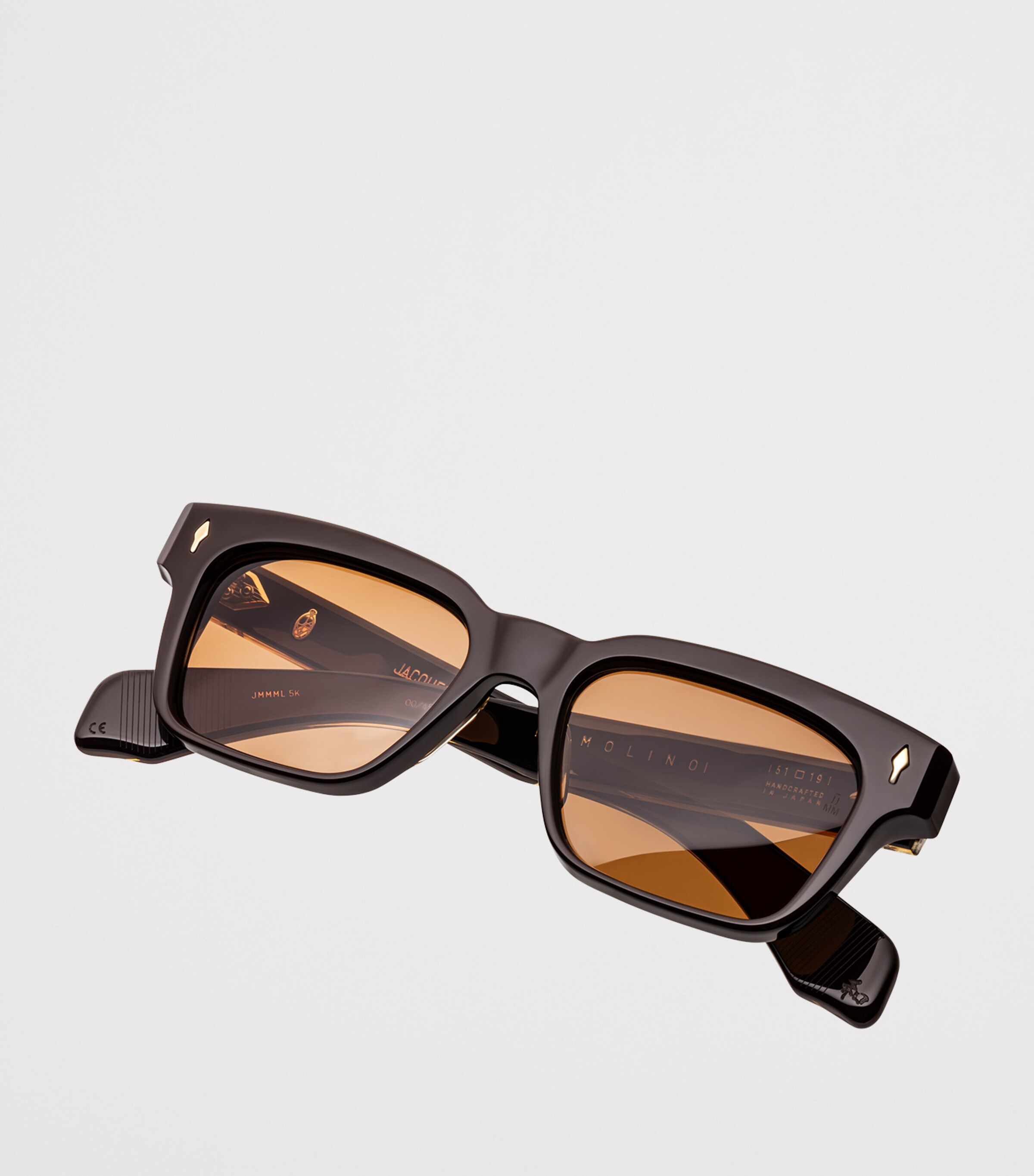 Jacques Marie Mage Acetate Molino Sunglasses Orange Image 3