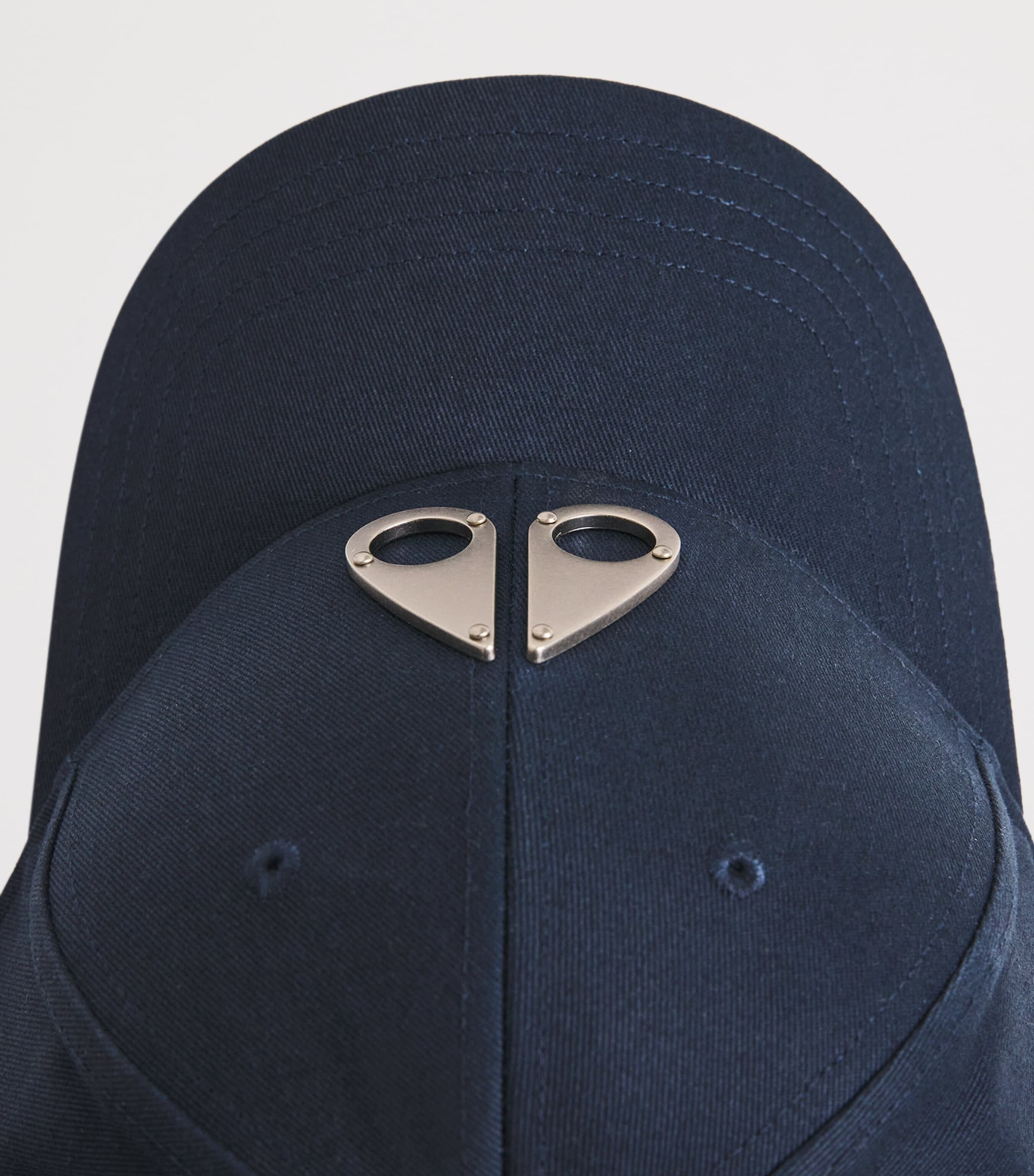 Cotton Logo Baseball Cap NAVY - 833 Image 4