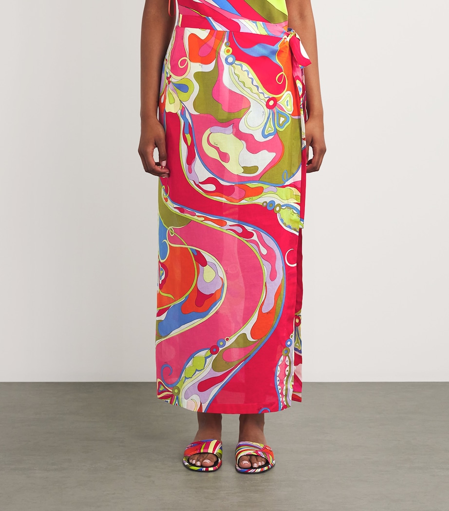Cotton Orchidee Wrap Skirt 048 MULTICOLOR Image 3