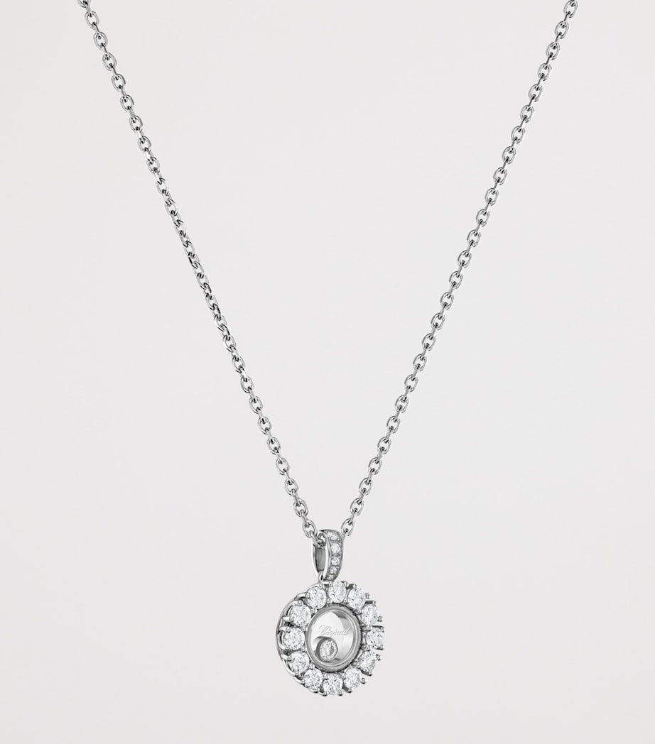 White Gold and Diamond Happy Diamonds Icons Joaillerie Necklace 18K WHITE GOLD Image 3