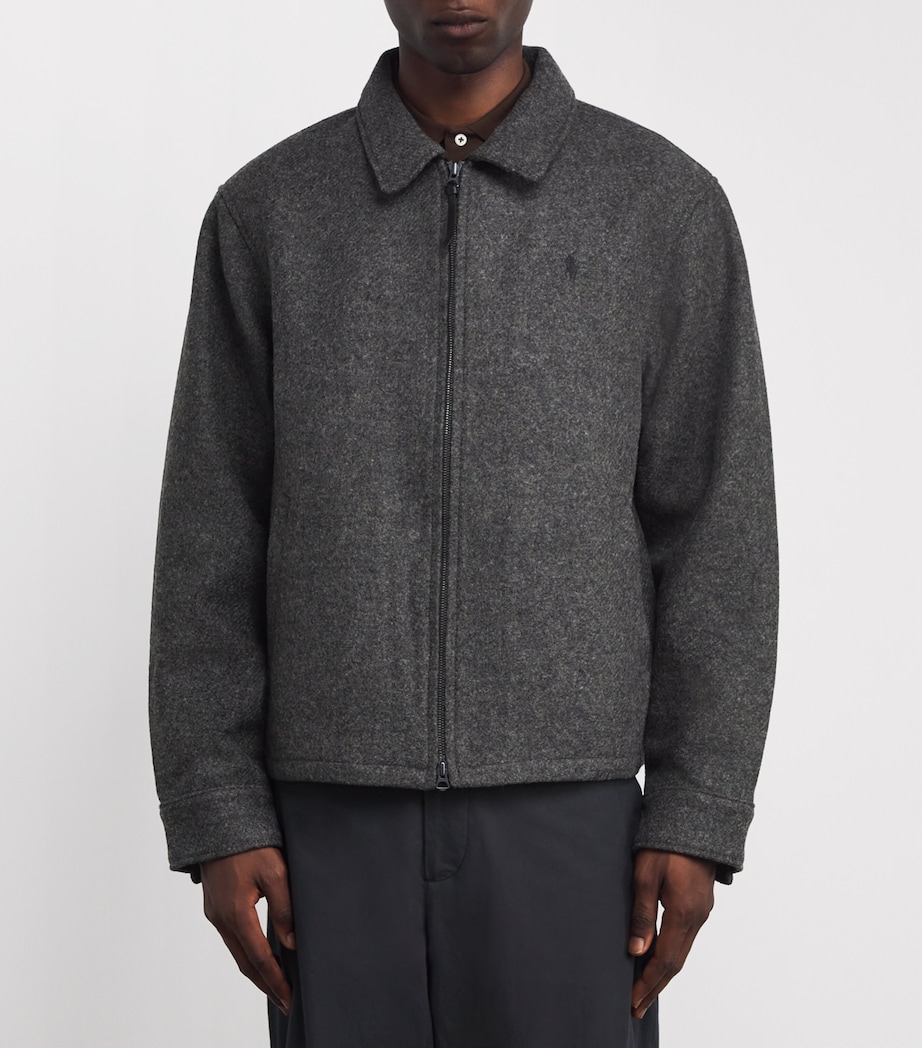 Wool Langdon Jacket GREY Image 3