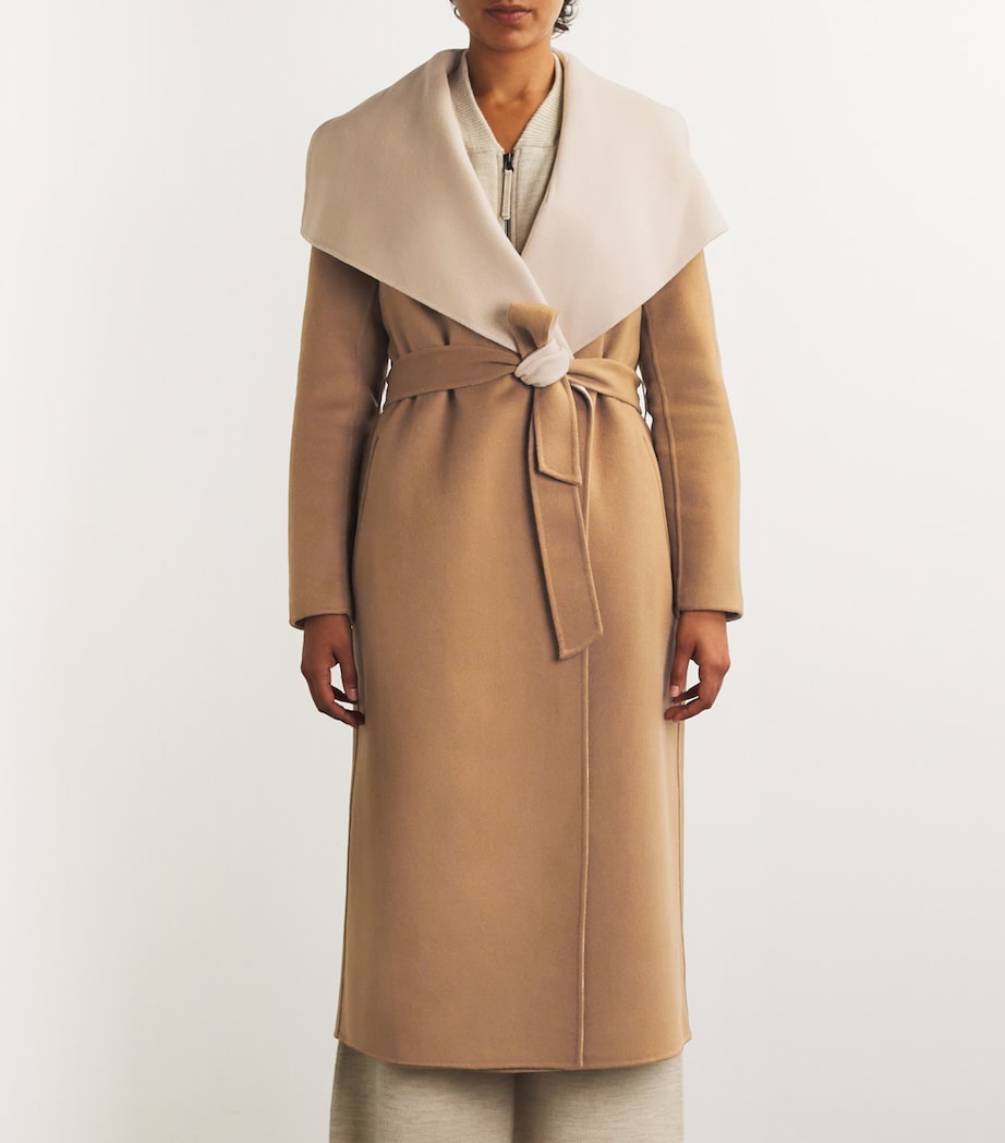 Wool Mai-CN Wrap Coat LIGHT CAMEL-TRENCH Image 3