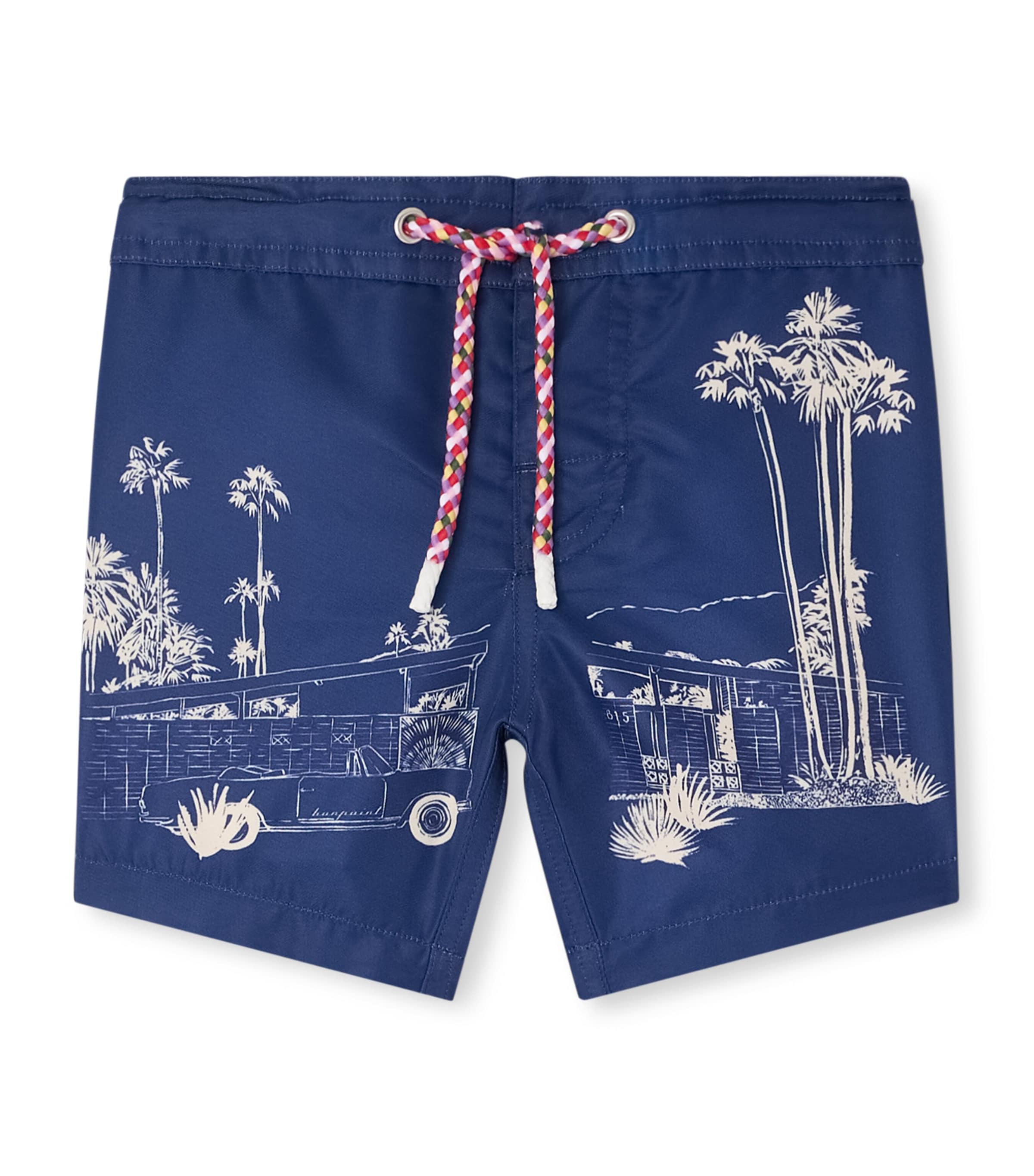 Bonpoint Niagara Swim Shorts In Blue
