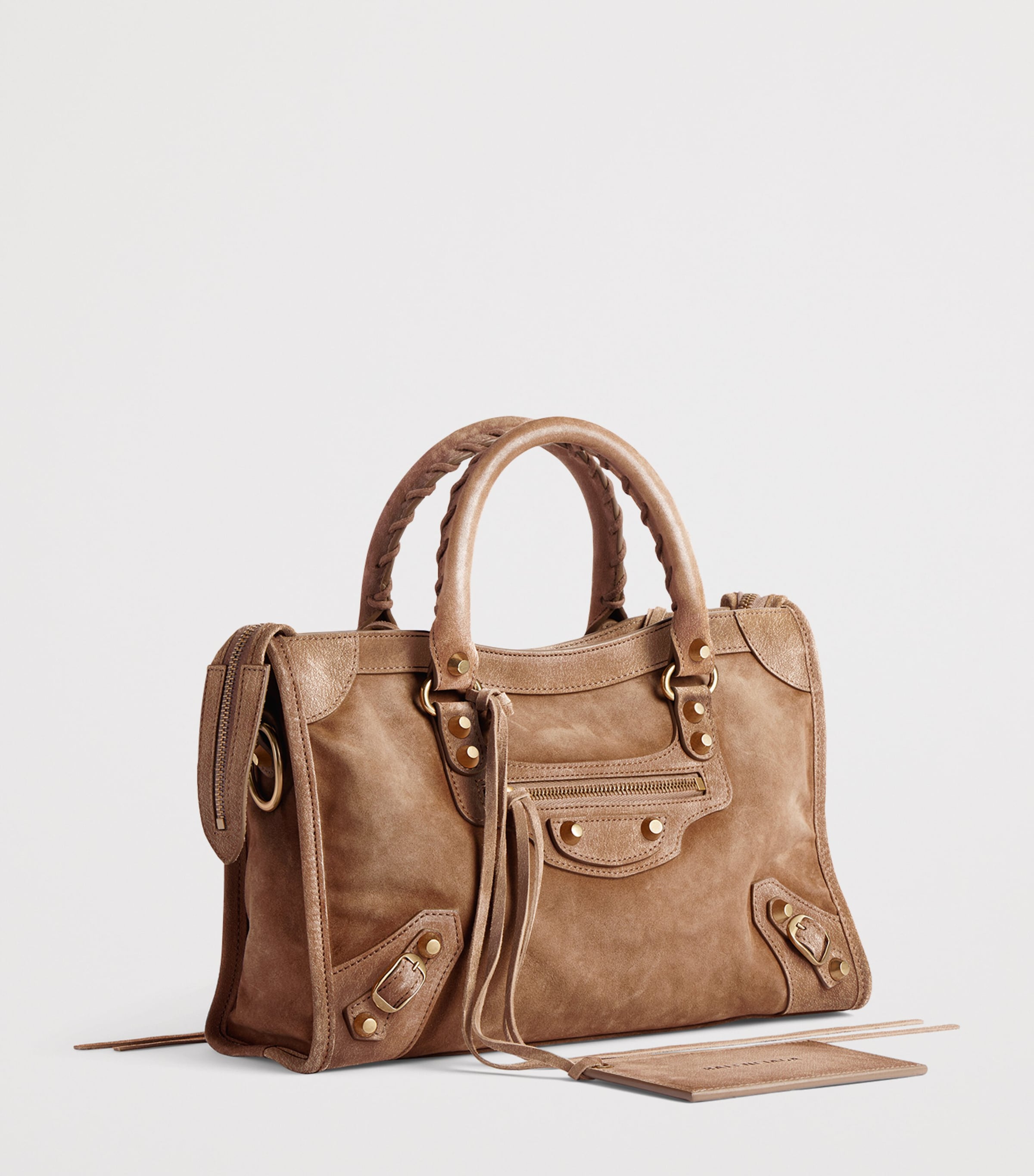 Balenciaga Small Lambskin Le City Top-Handle Bag Image 5