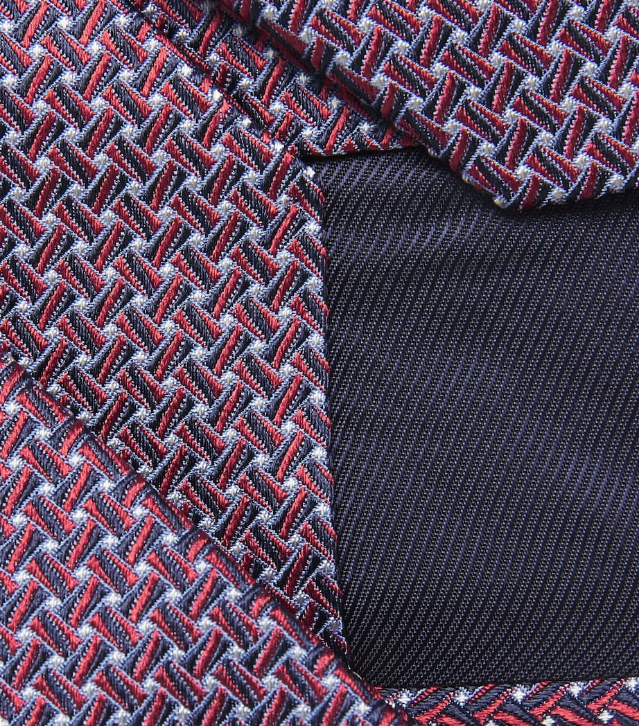 Pal Zileri Silk Geometric Tie Image 3