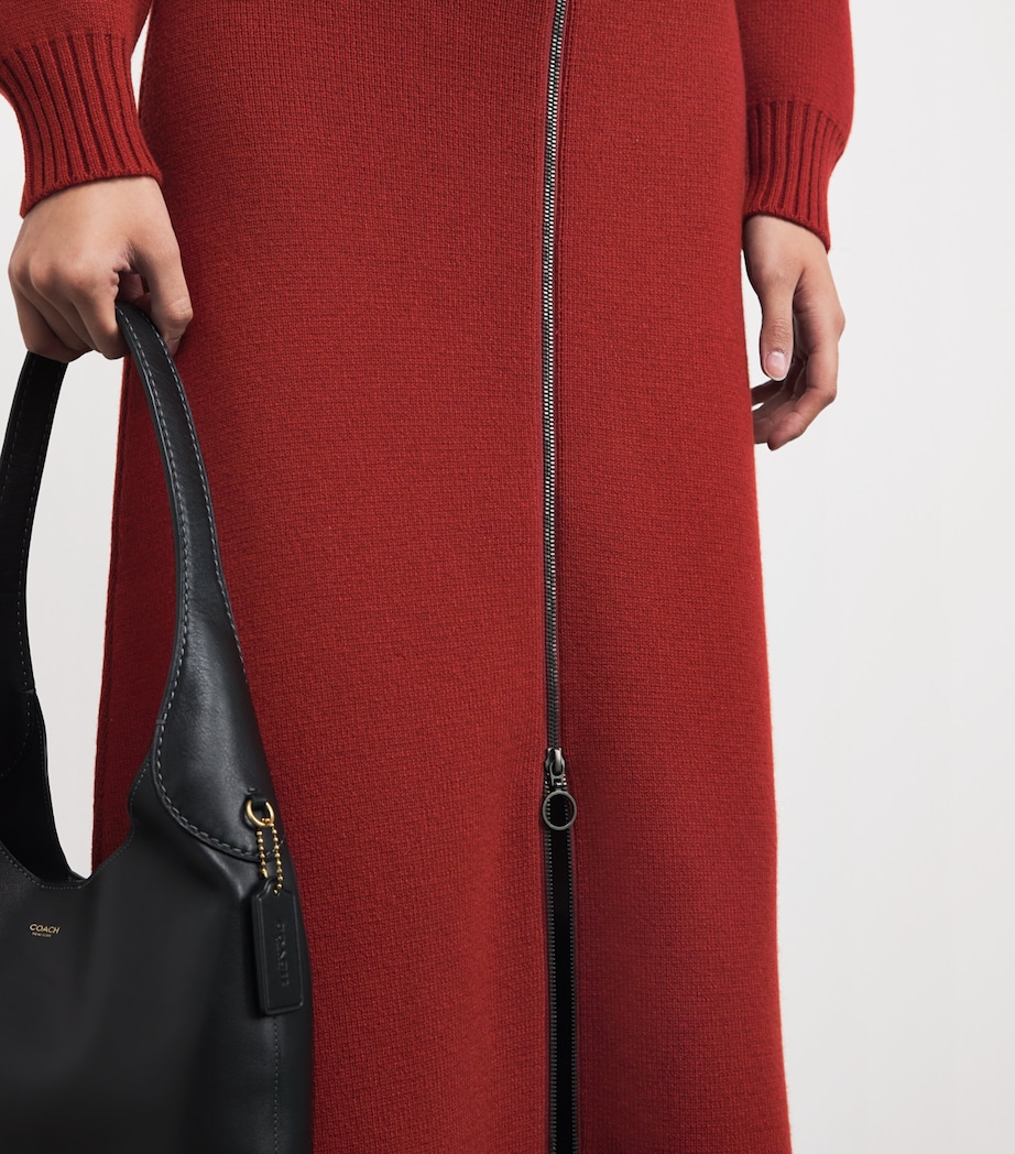 Cashmere A-Line Skirt SG4463 OXBLOOD Image 6