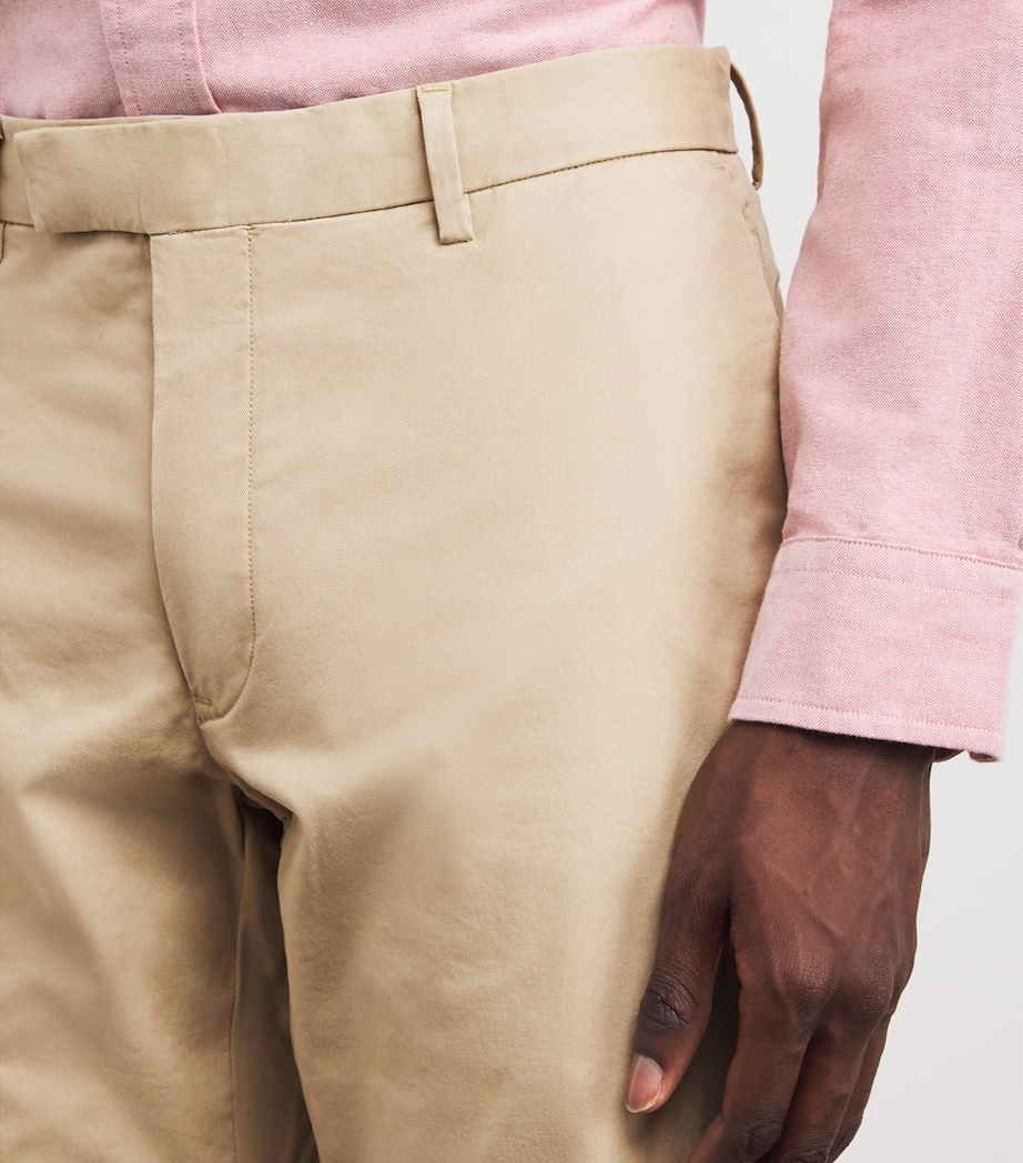 Polo Ralph Lauren Mens Stretch-Cotton Slim Chinos Classic Khaki Image 6