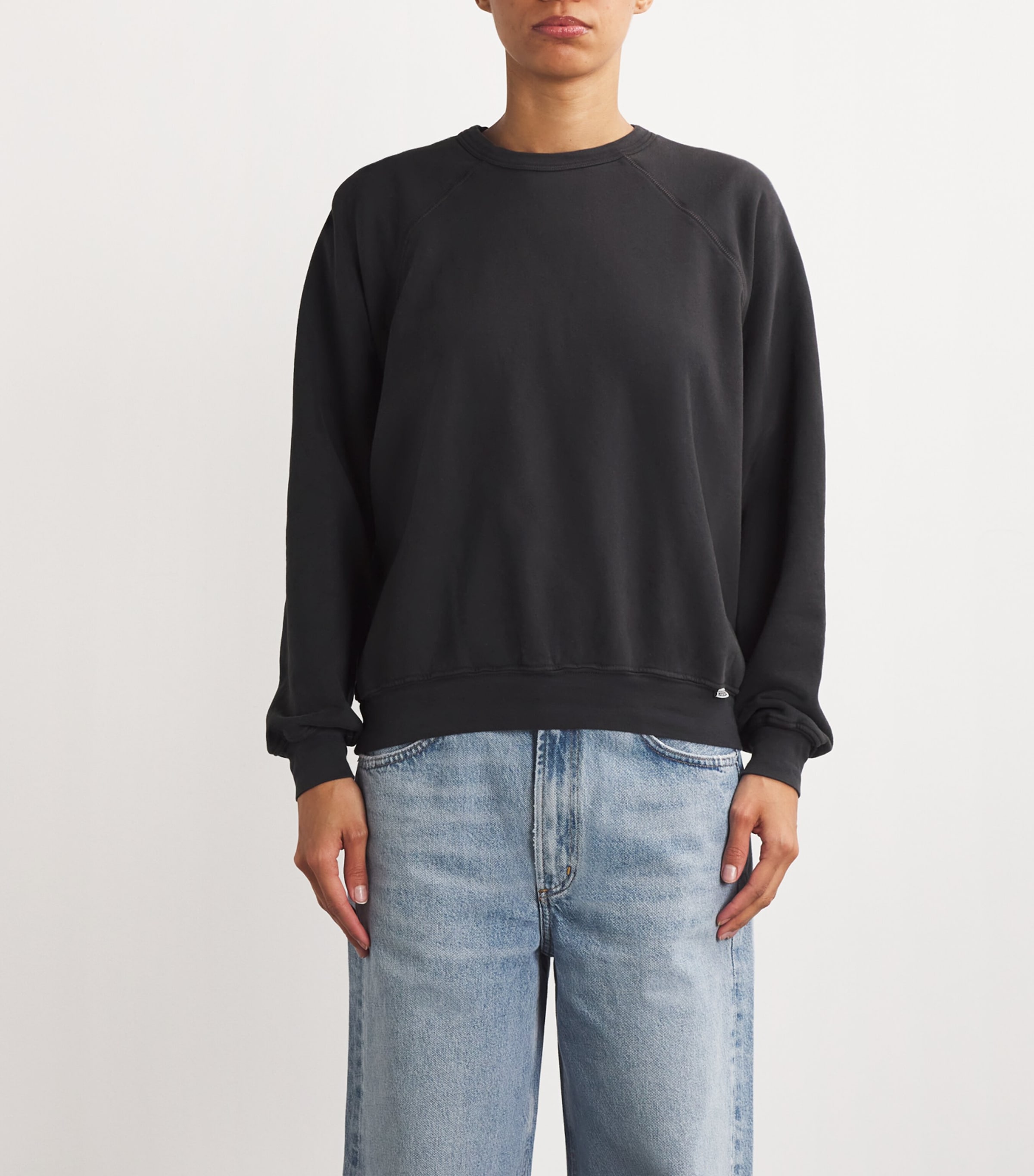 Cotton The Biggie Concert Sweatshirt FADED BLACK Image 3