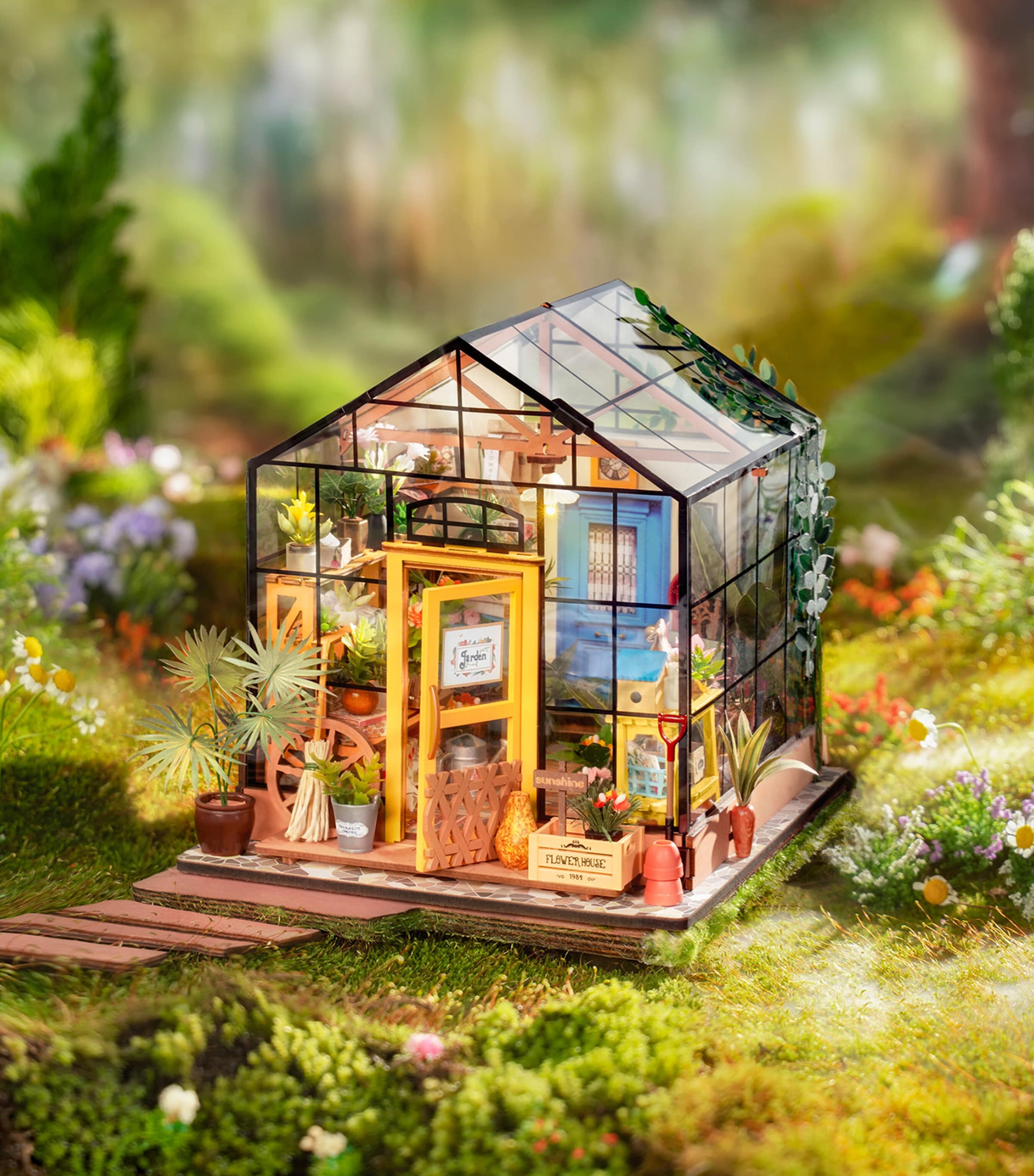 Robotime Wooden Cathy's Flower House Kit | Toys | Dolls & Dolls Houses Robotime Wooden Cathy's Flower House Kit | Toys | Dolls & Dolls Houses