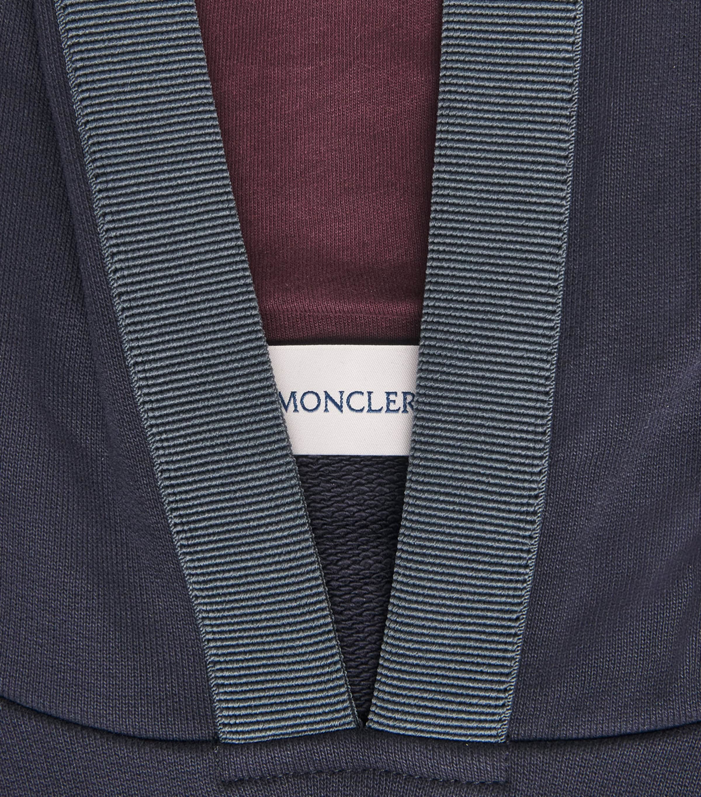 Moncler Mens Cotton Logo Patch Hoodie Image 6