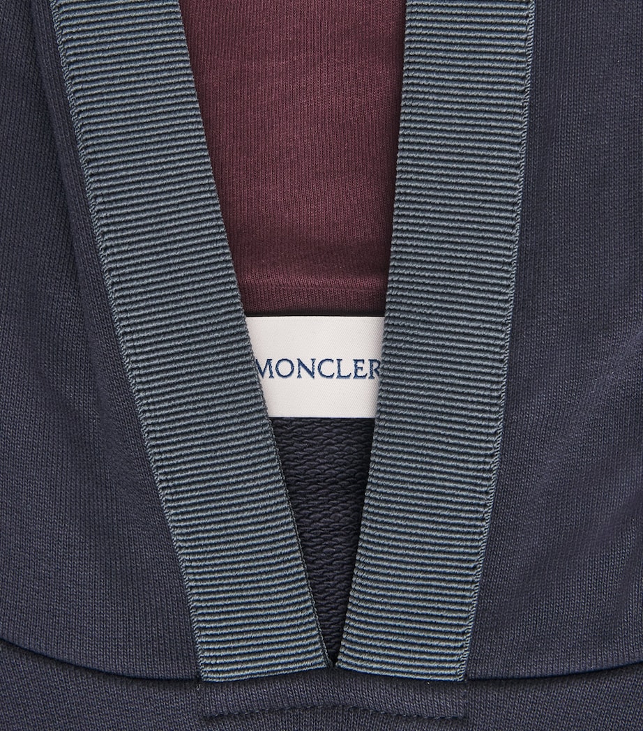Moncler Mens Cotton Logo Patch Hoodie Image 6
