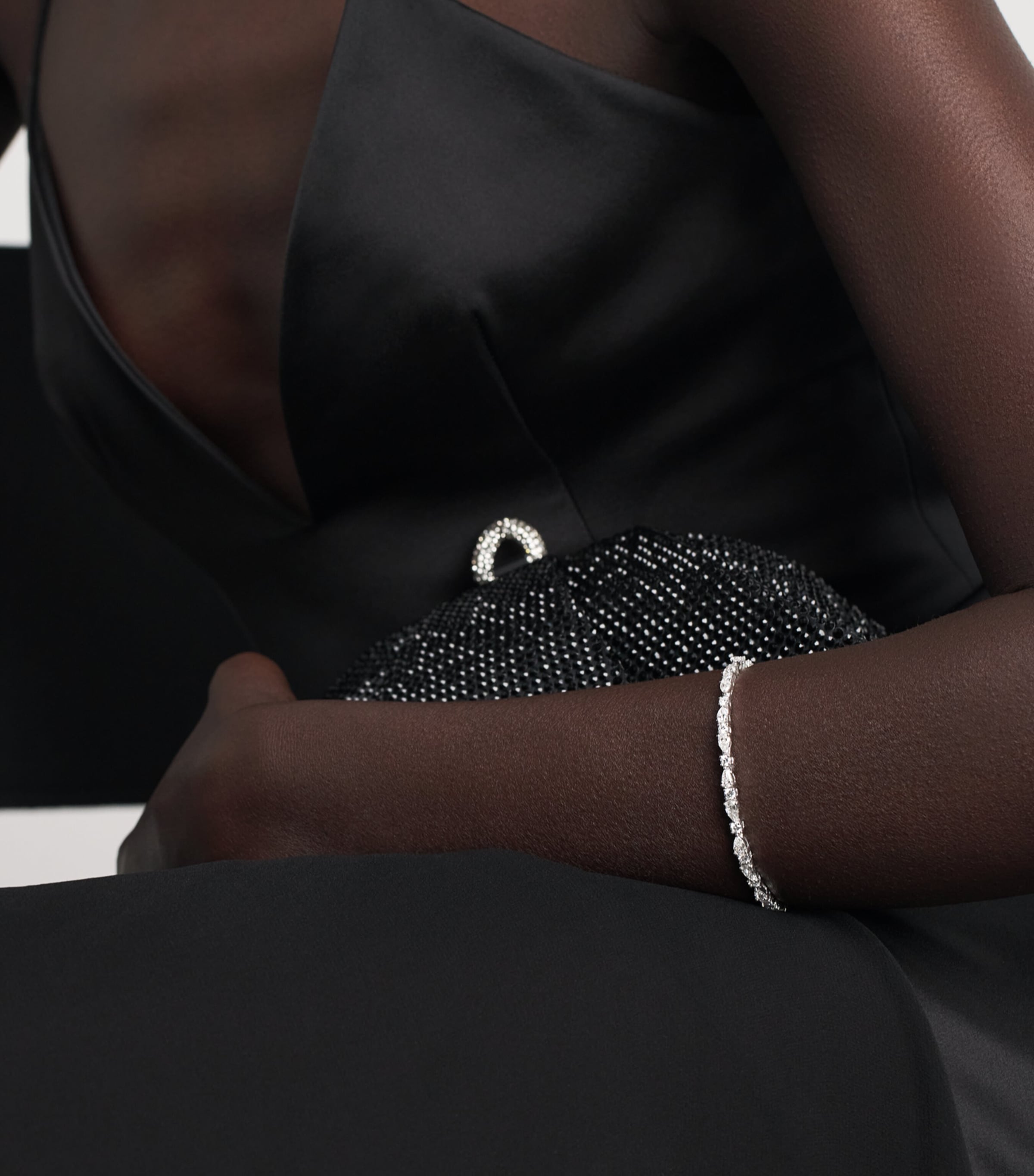 Yeprem White Gold and Diamond Y-Couture Bangle White Gold Image 4