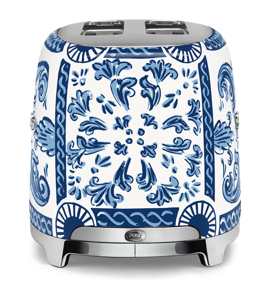 x Dolce & Gabbana Blu Mediterraneo 2-Slice Toaster WHITE & BLUE Image 2