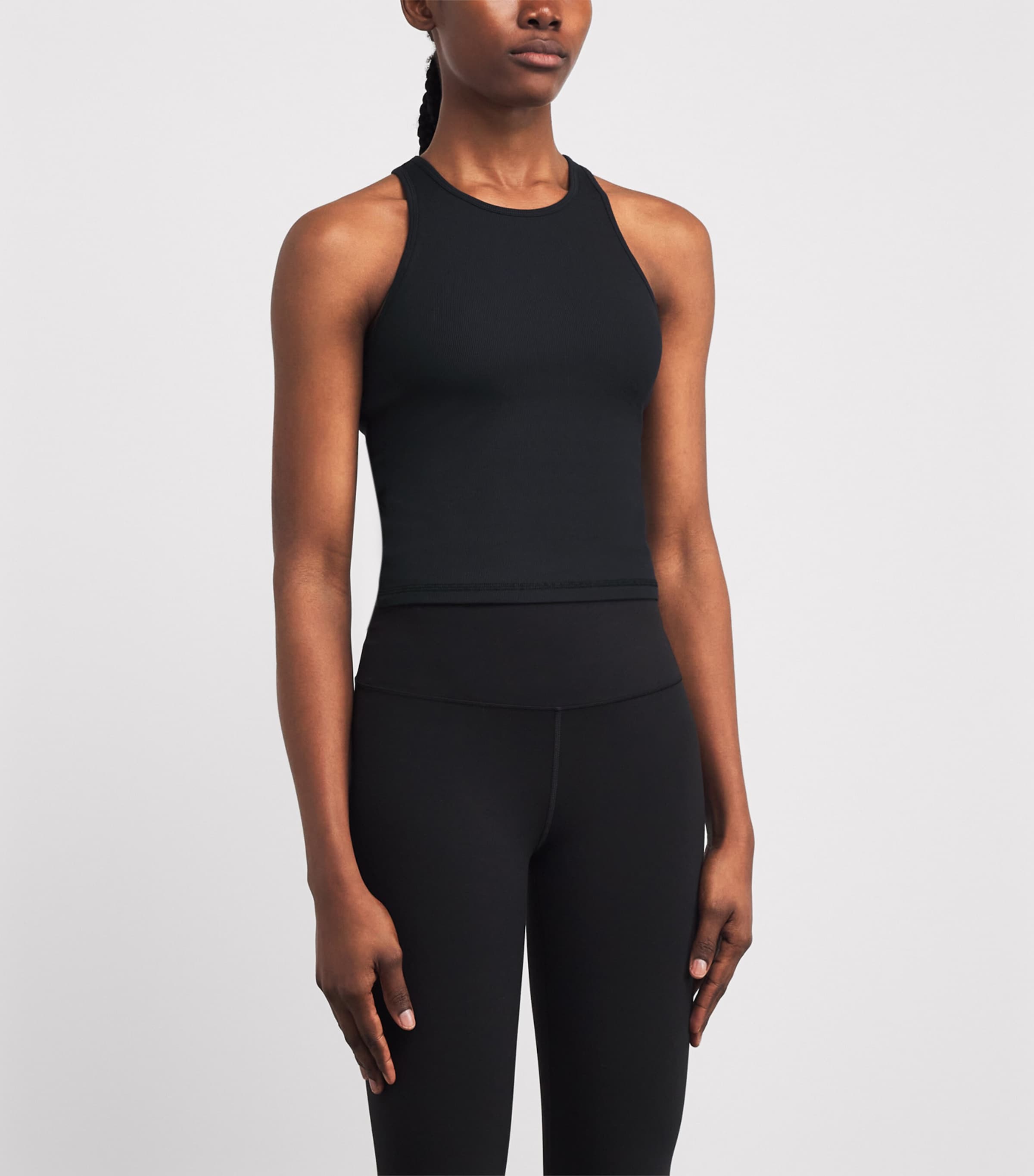 Stretch-Knit Pose Plyo Tank Top BLK BLACK Image 3