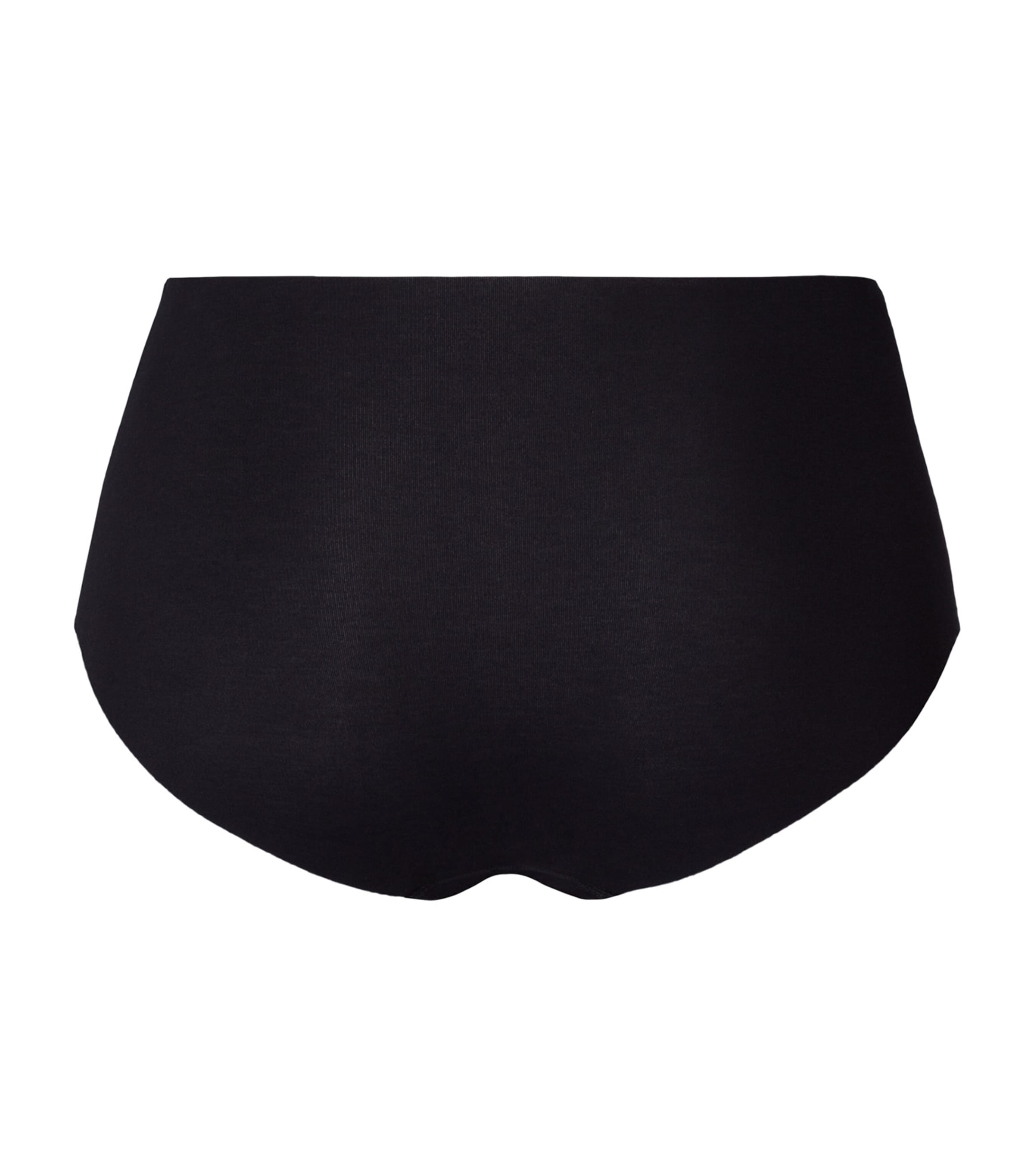 Invisible Cotton Maxi Briefs BLACK Image 2
