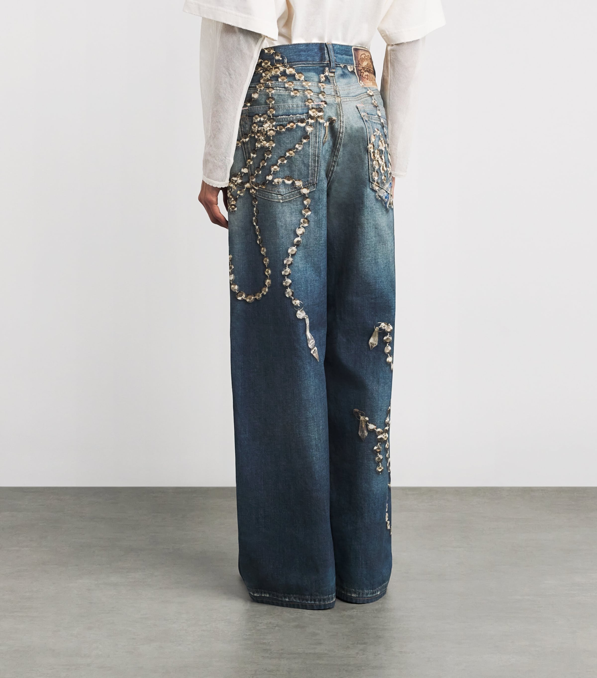 Low-Rise Printed 1981 Jeans AUZ MID BLUE Image 4