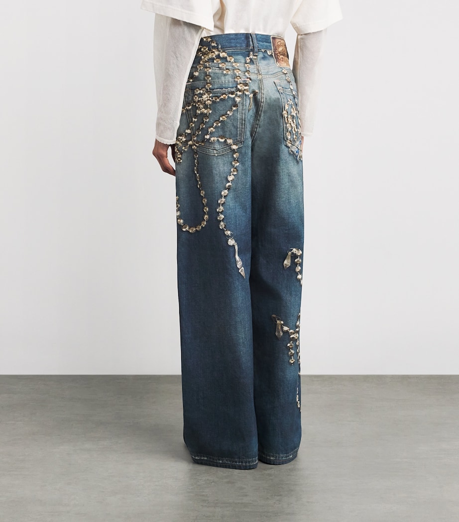 Low-Rise Printed 1981 Jeans AUZ MID BLUE Image 4