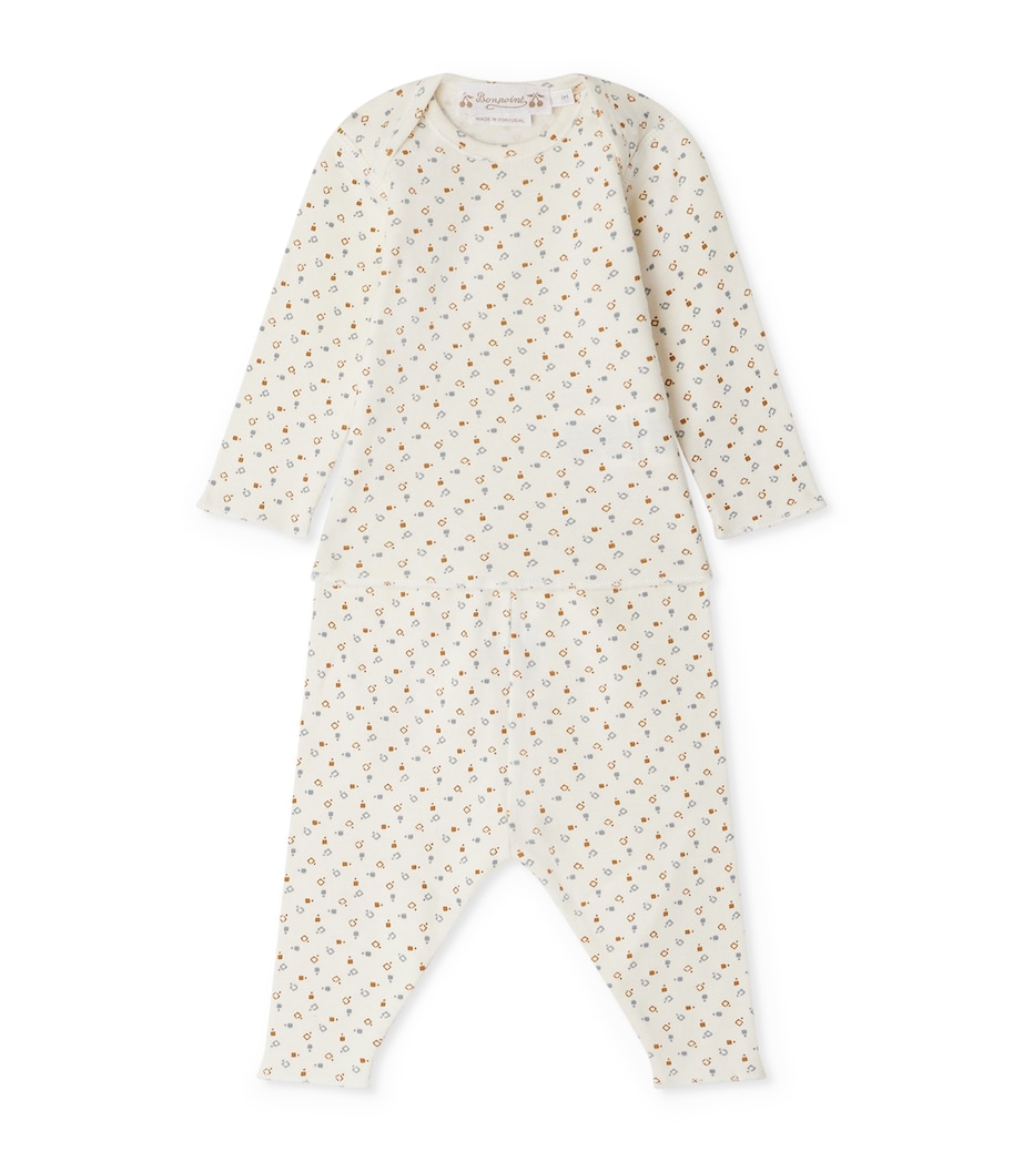 Printed Pyjama Set (1-18 Months) IMP NOISETTE Image 1