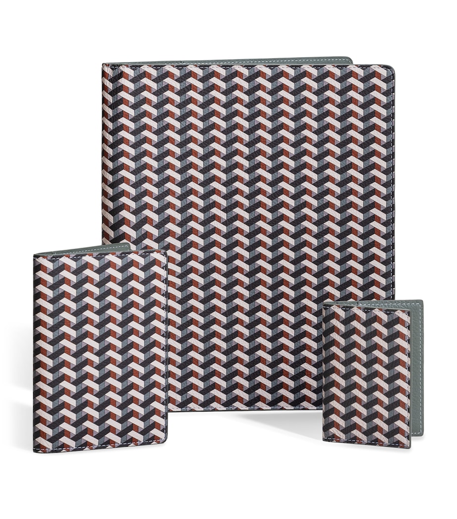Poltrona Frau Traveller's Collection Card Holder Pelle Frau Wvrs Sage Image 3