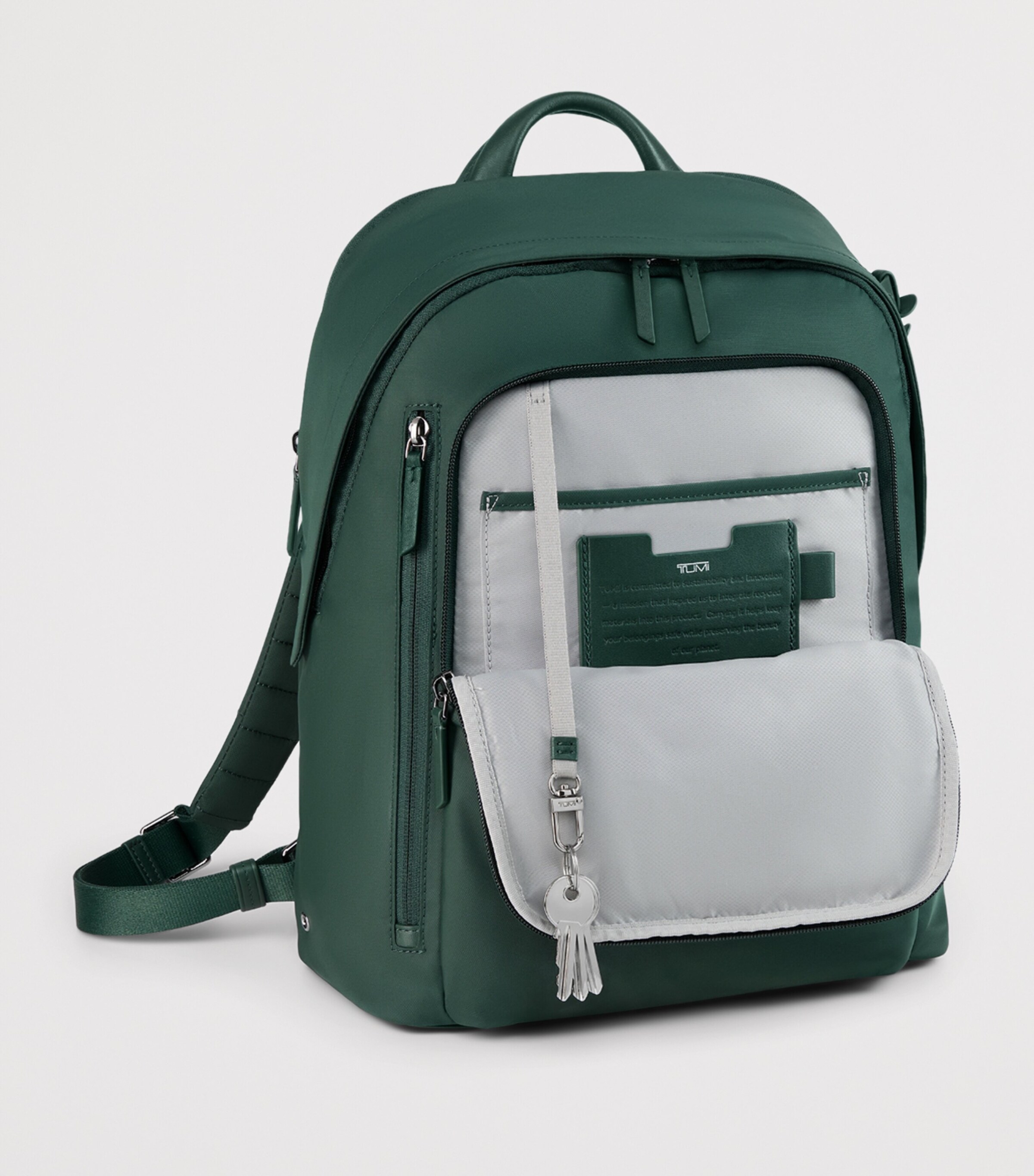 Tumi Nylon Voyageur Halsey Backpack Apline Green Image 2