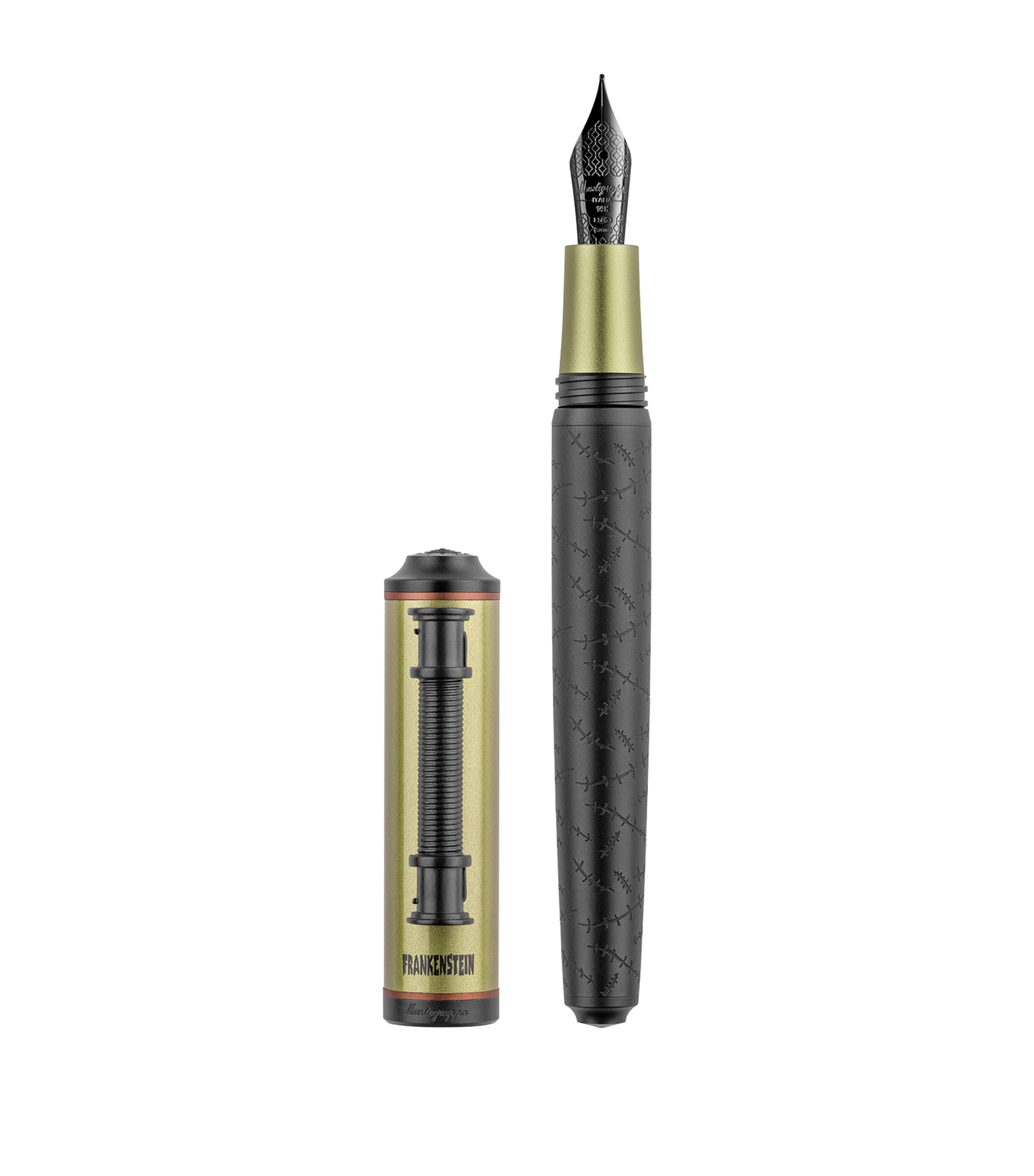 Montegrappa Universal Monsters Frankenstein Fountain Pen Black & Green Image 1