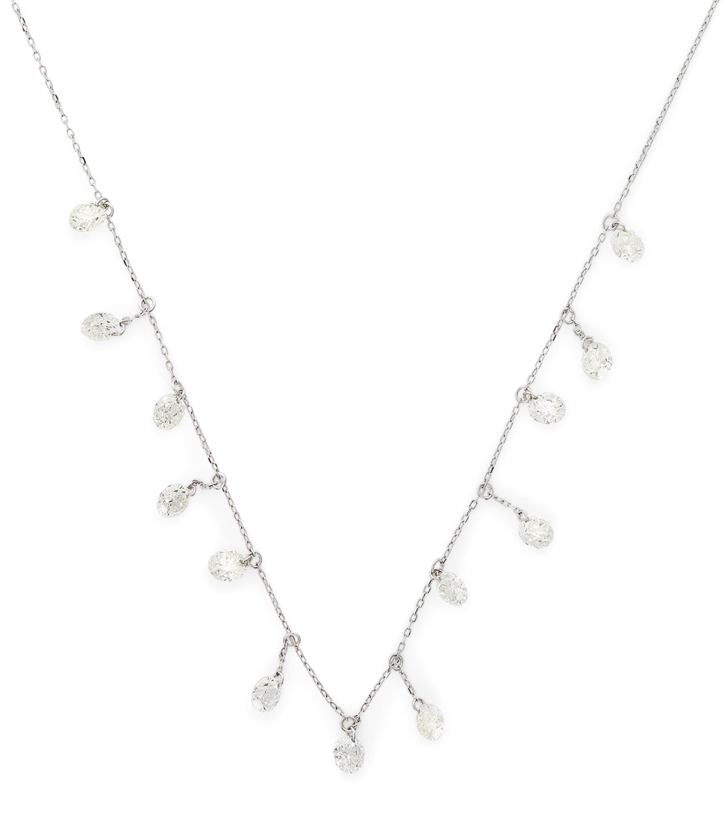 Persée White Gold And Diamond Danaé Necklace In White