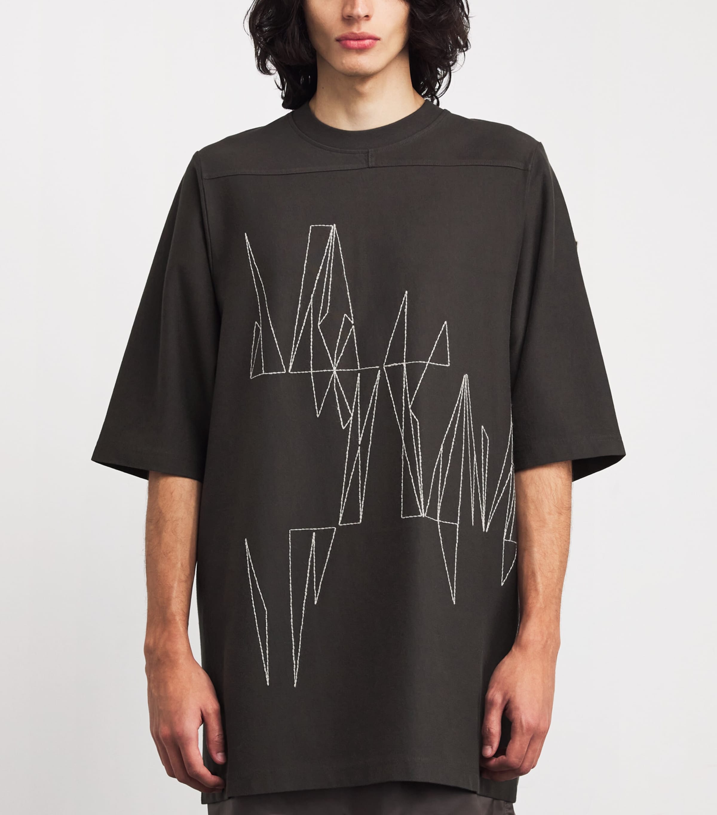 x Moncler Cotton Jumbo T-Shirt 828 - DARK DUST Image 3