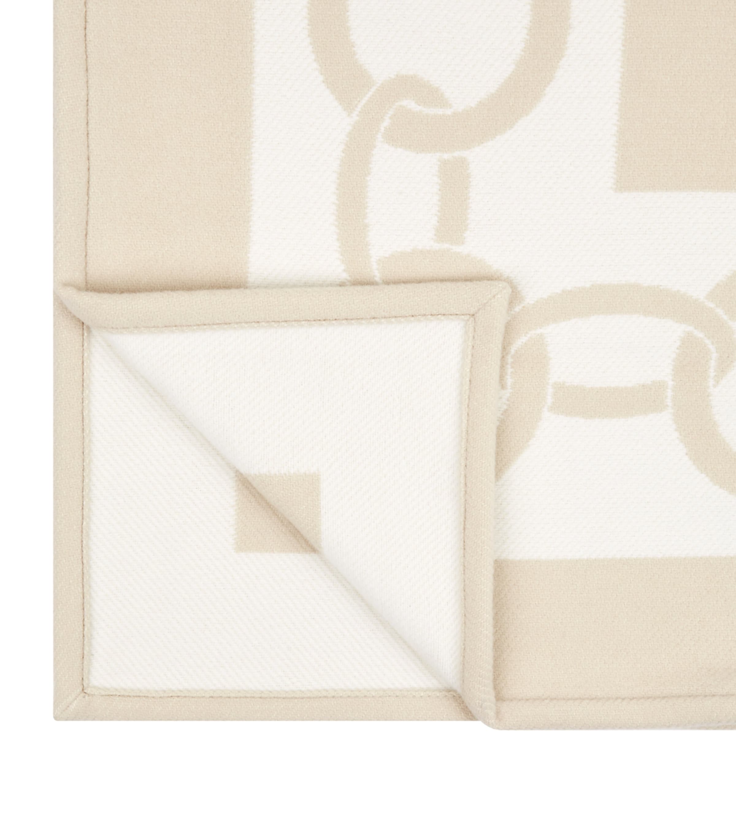 Chains Blanket (130cm x 200cm) 2B41  BEIGE  MILK Image 2