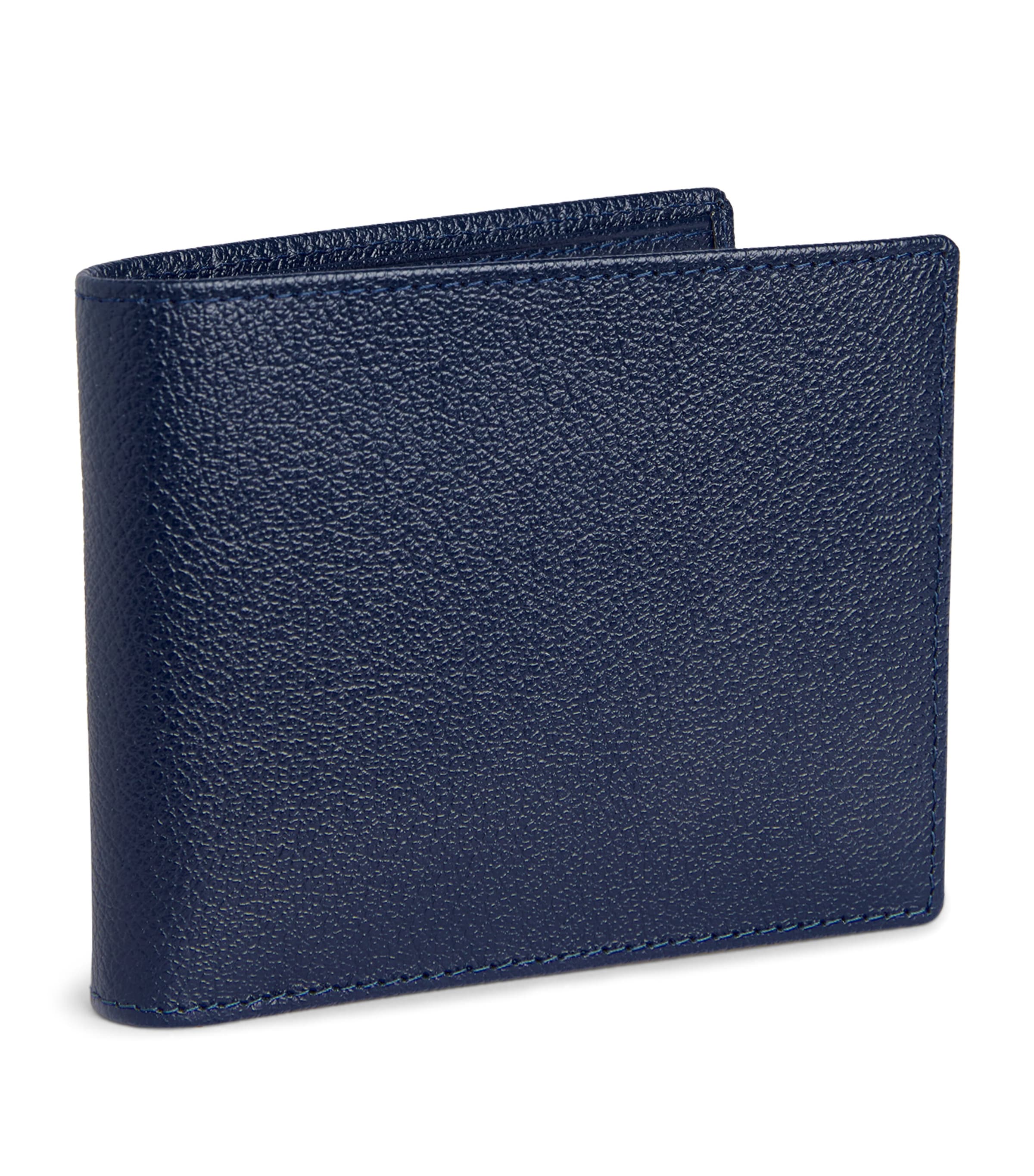 Ettinger 6-slot Capra Bifold Wallet In Blue