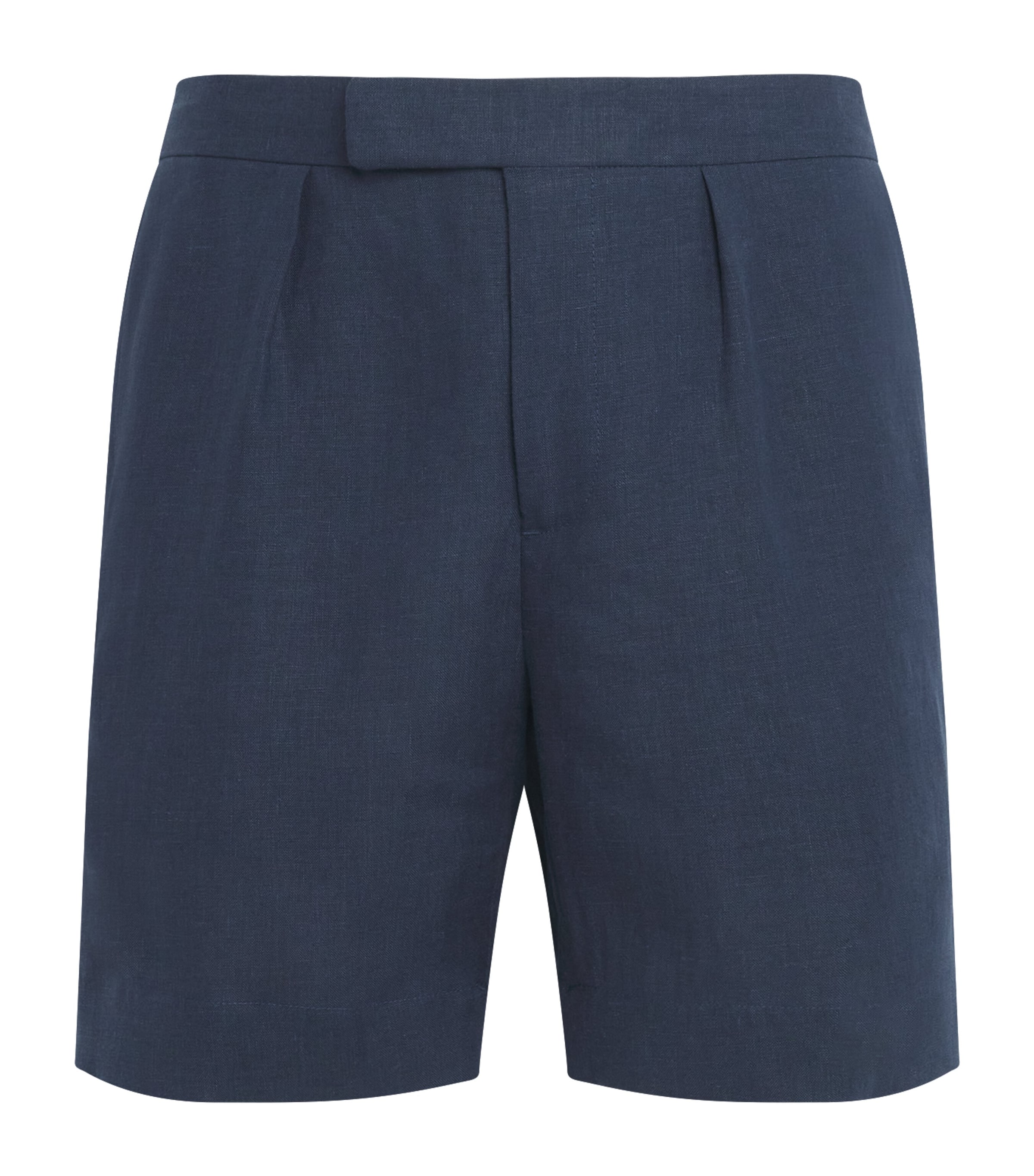Ralph Lauren Linen Davis Shorts In Blue