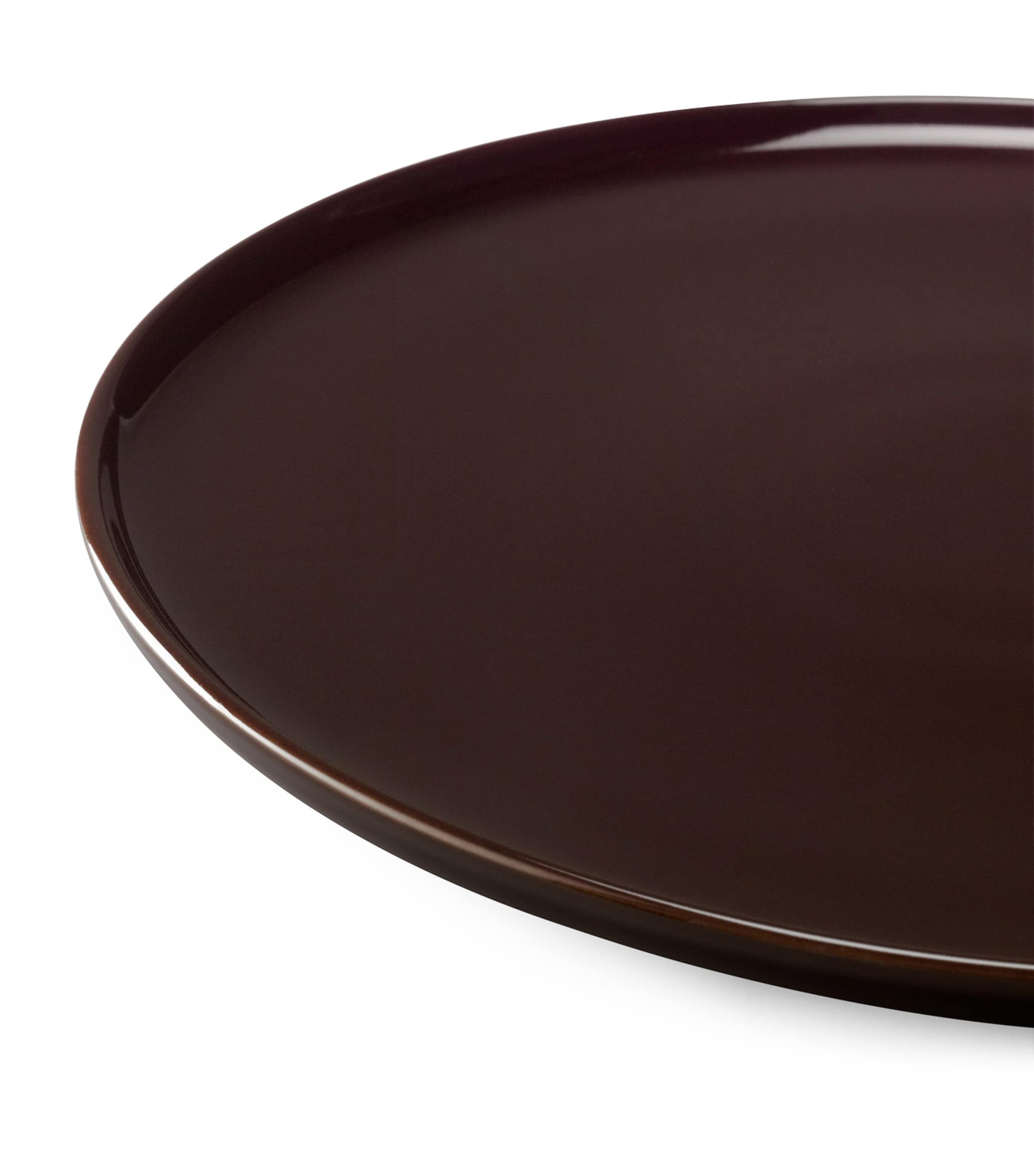 Set of 2 Porcelain Collective Dinner Plates (26cm) MOCHA Image 4