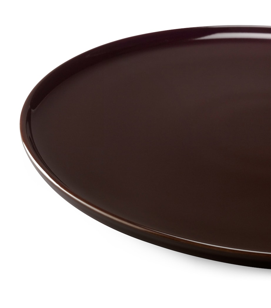 Set of 2 Porcelain Collective Dinner Plates (26cm) MOCHA Image 4