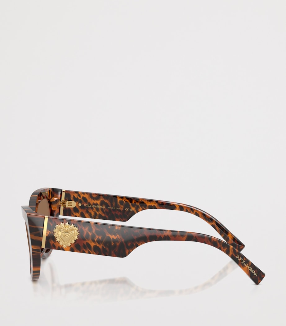 Dolce&Gabbana Tortoiseshell Cat-Eye Sunglasses Brown Image 3