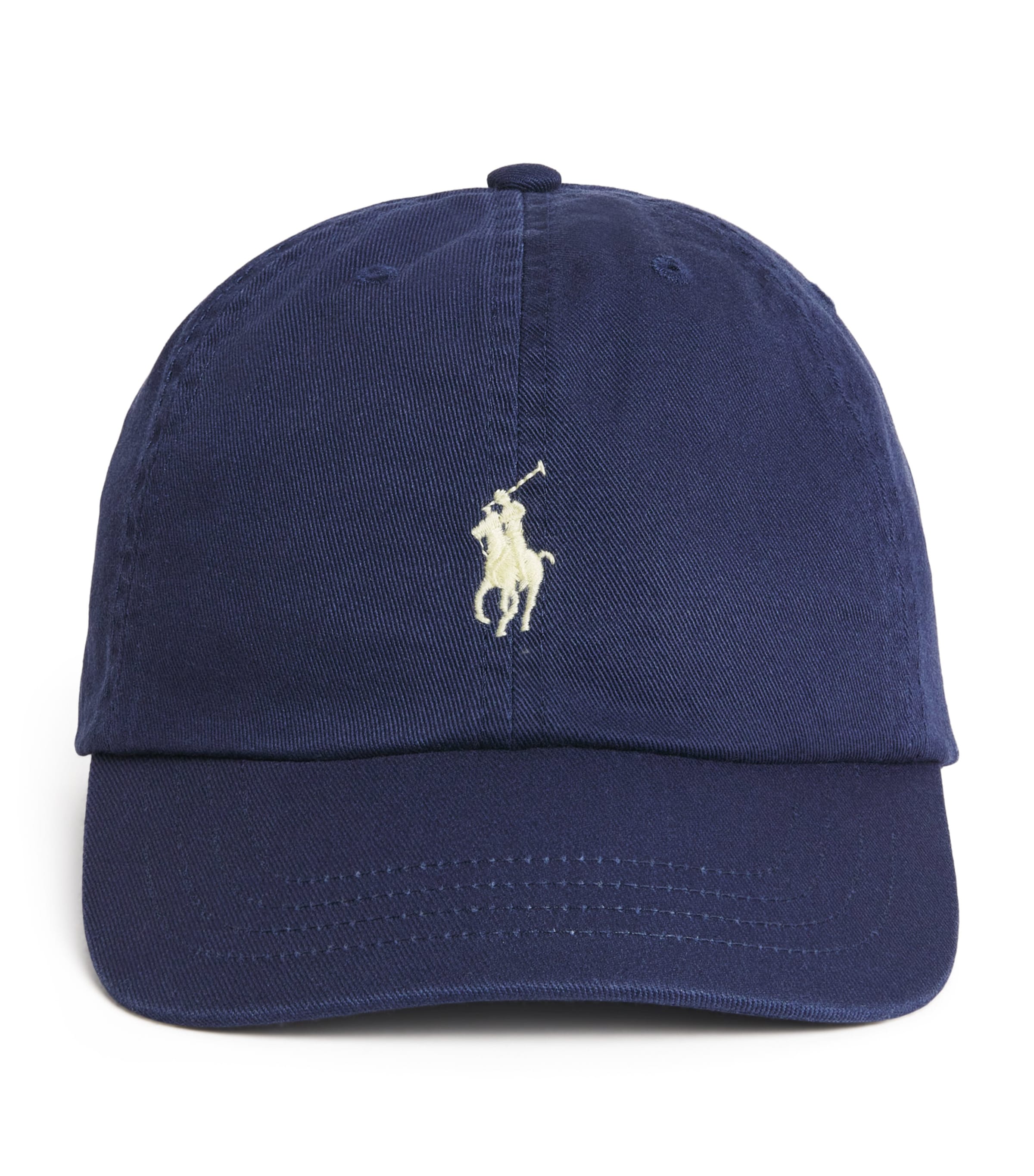 Cotton Polo Pony Baseball Cap NEWPORT NAVY Image 1