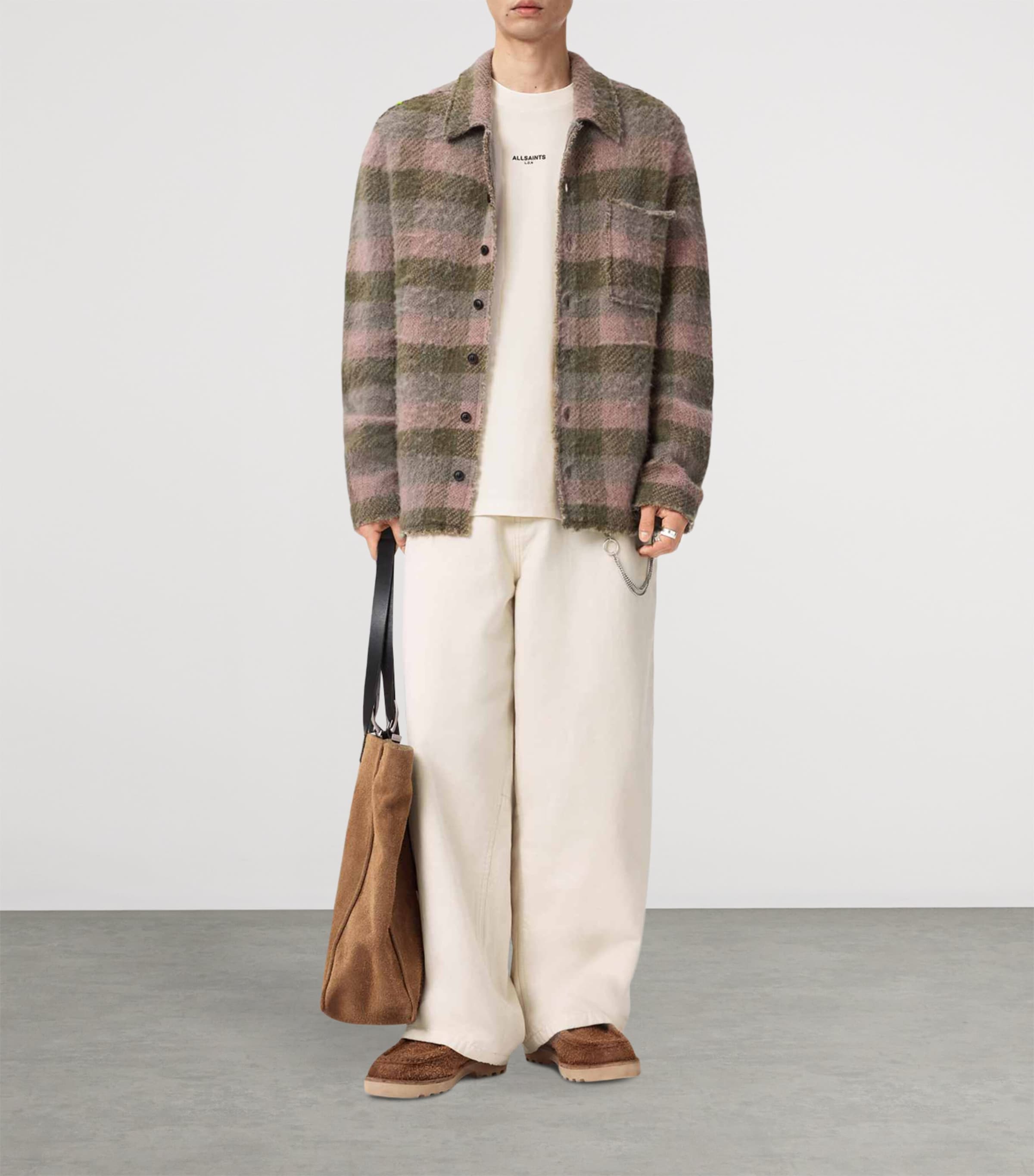 Organic Cotton Mikro Oversized T-Shirt ASHEN WHITE Image 4