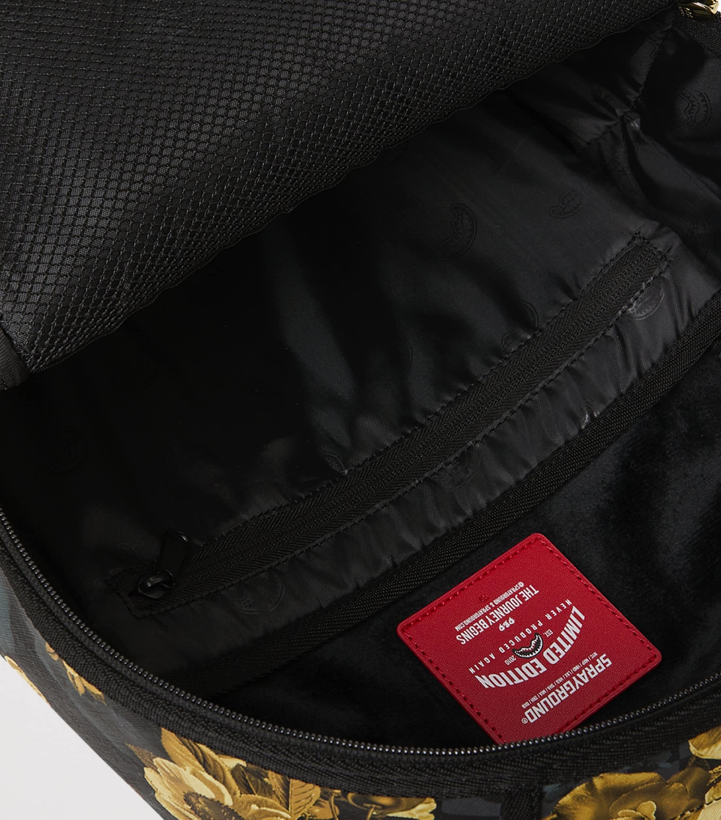 Sprayground Floral Remix Backpack Gold Floral Remix Image 9