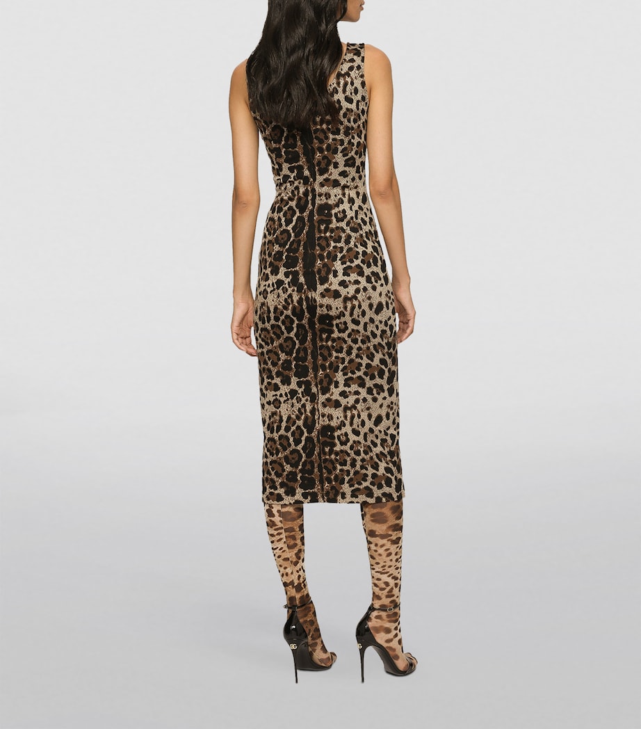 Leopard Print Midi Dress S8350-JACQU Image 5