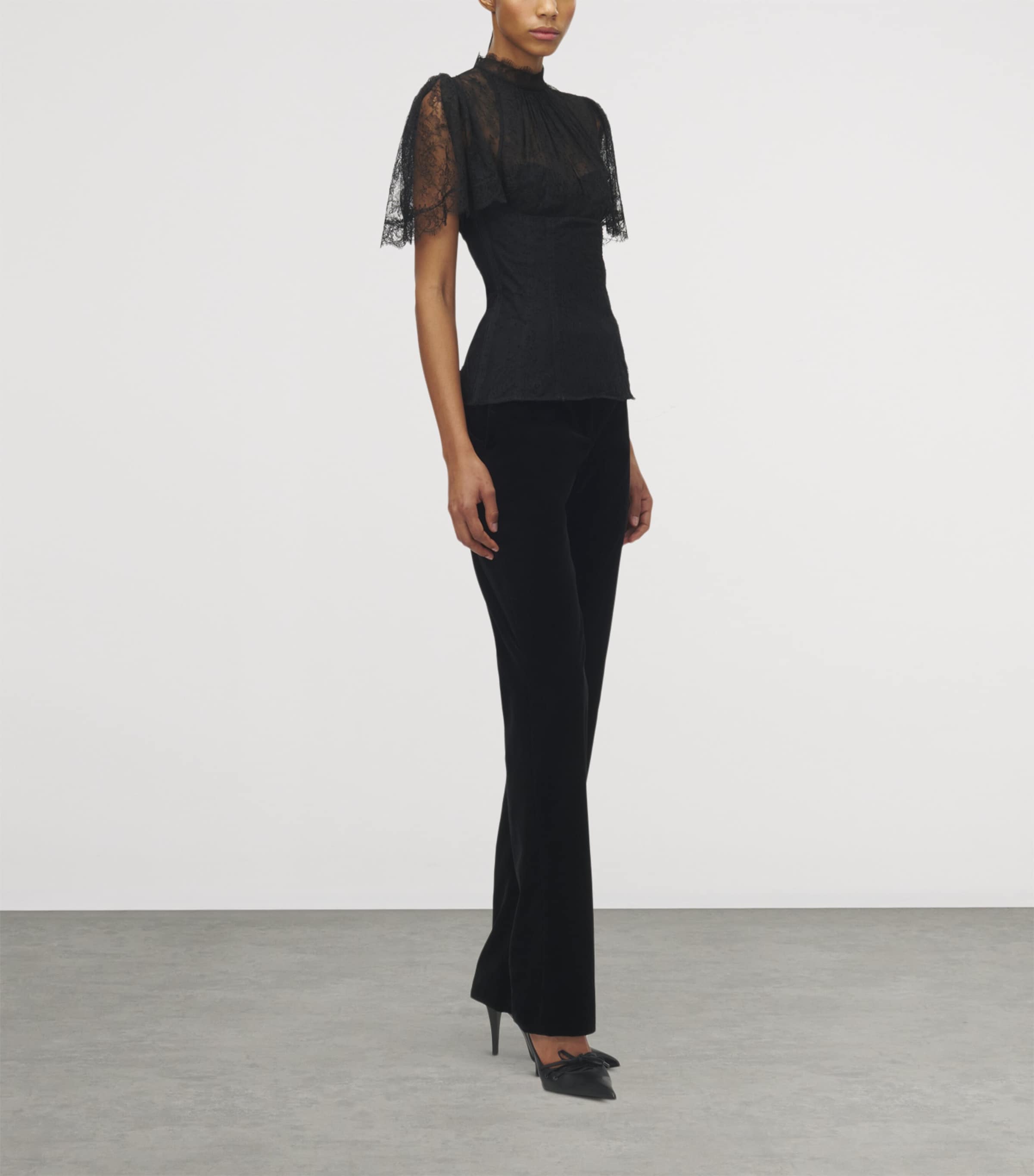 Lace-Detail Blouse 1000 Image 3