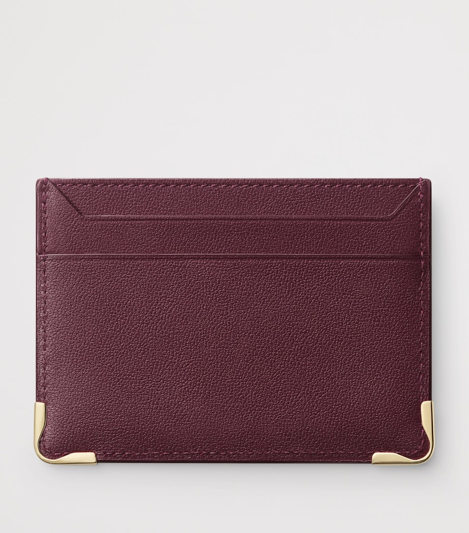Cartier Leather Must de Cartier Card Holder Burgundy Image 2