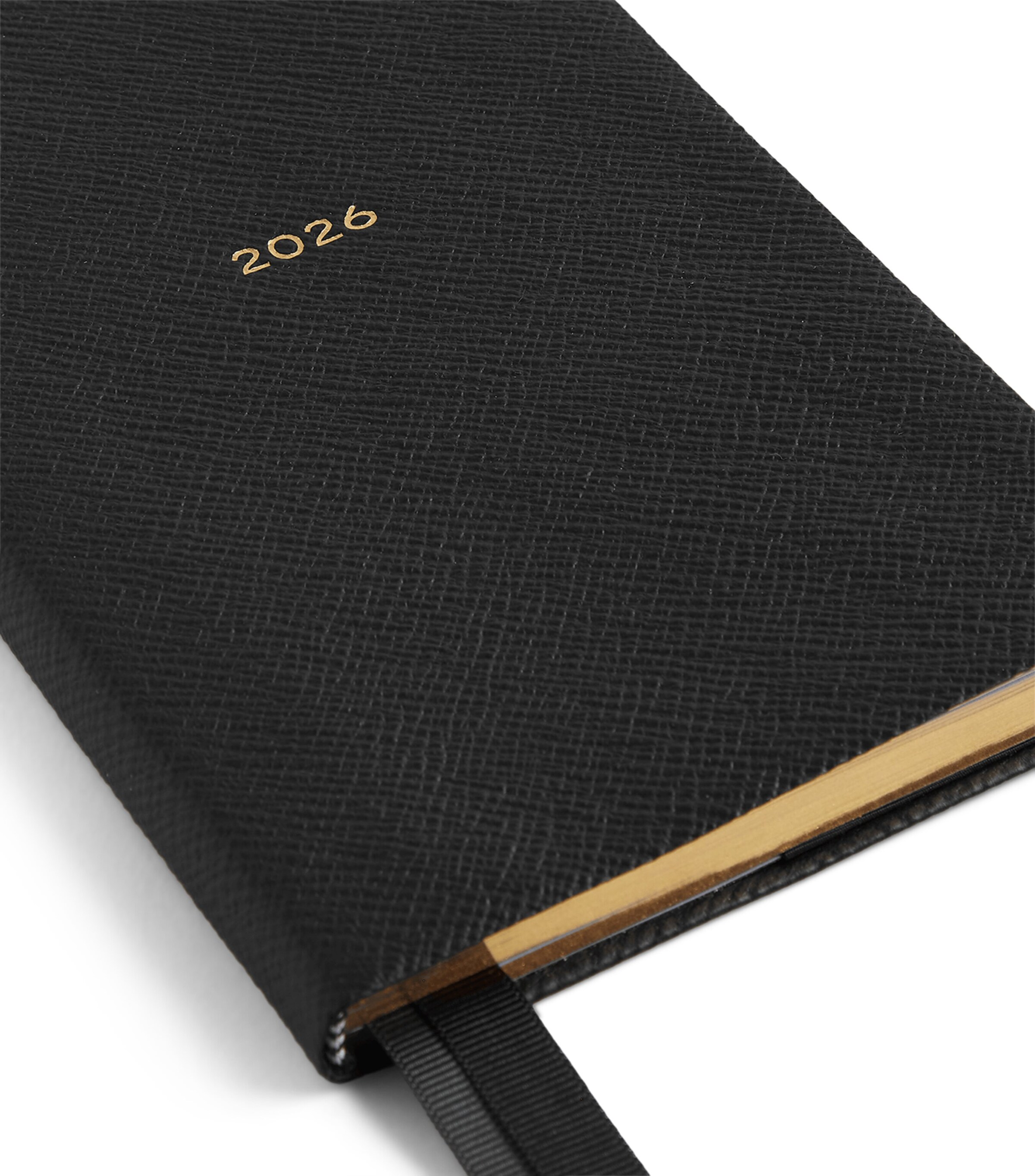 Smythson Grained Lambskin Chelsea Diary Black Image 5