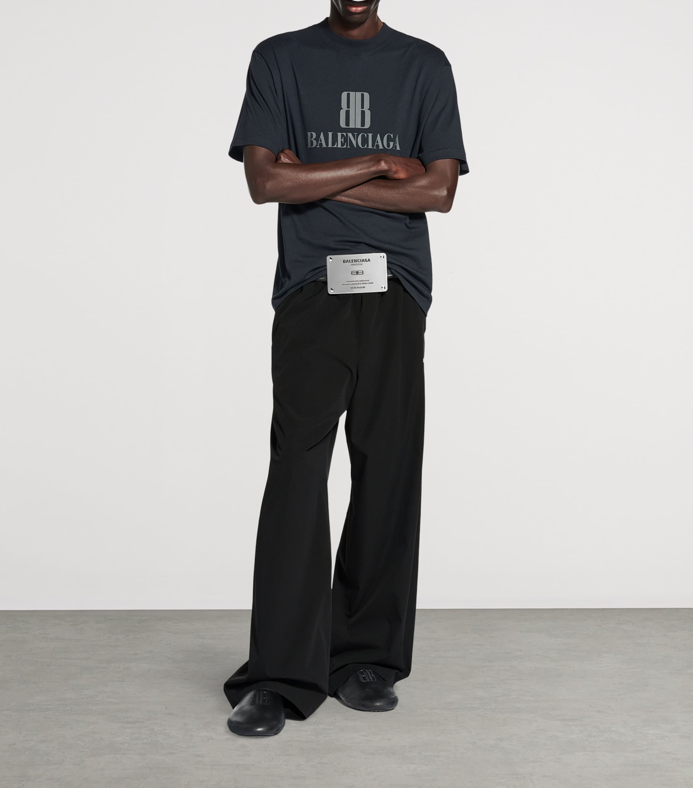 Oversized Cotton Logo T-Shirt 1083 Image 4