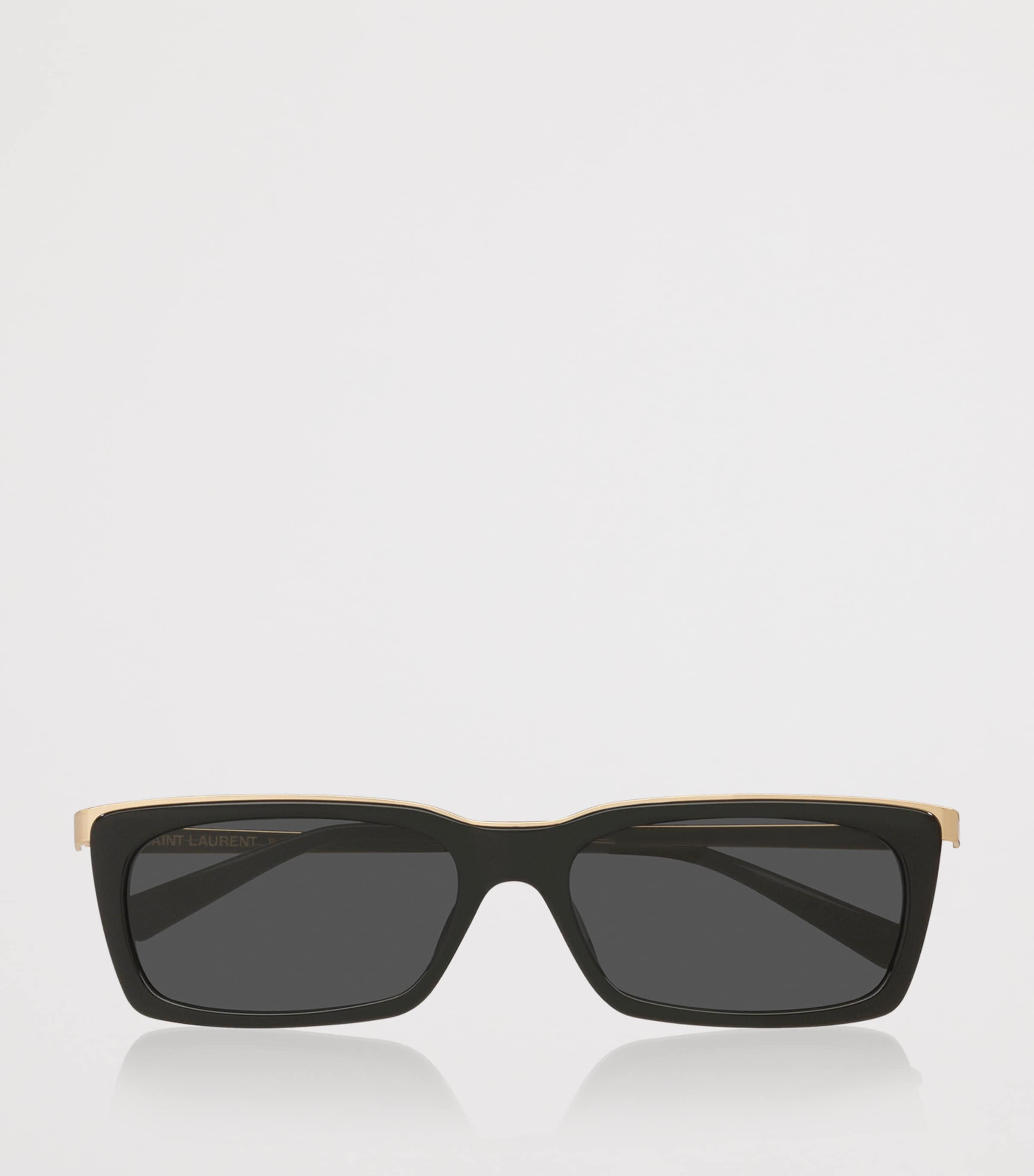 Acetate Rectangle Sunglasses 1100A1 Image 4