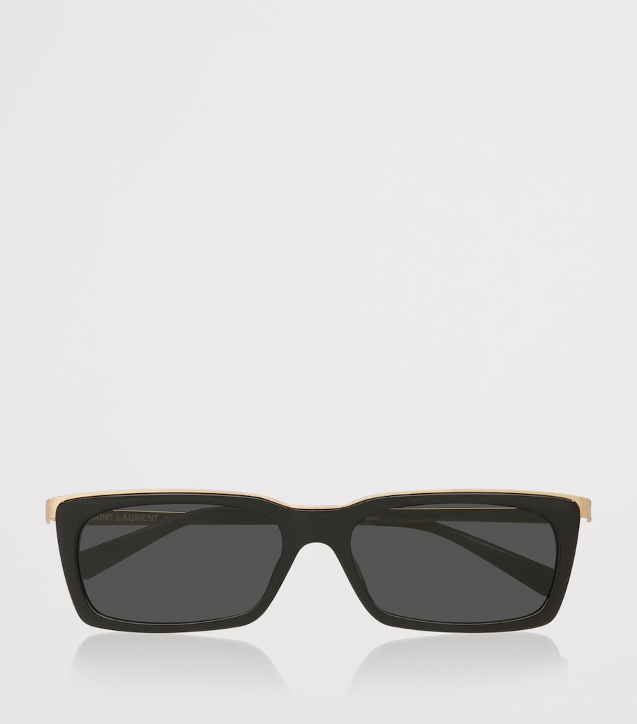 Acetate Rectangle Sunglasses 1100A1 Image 4