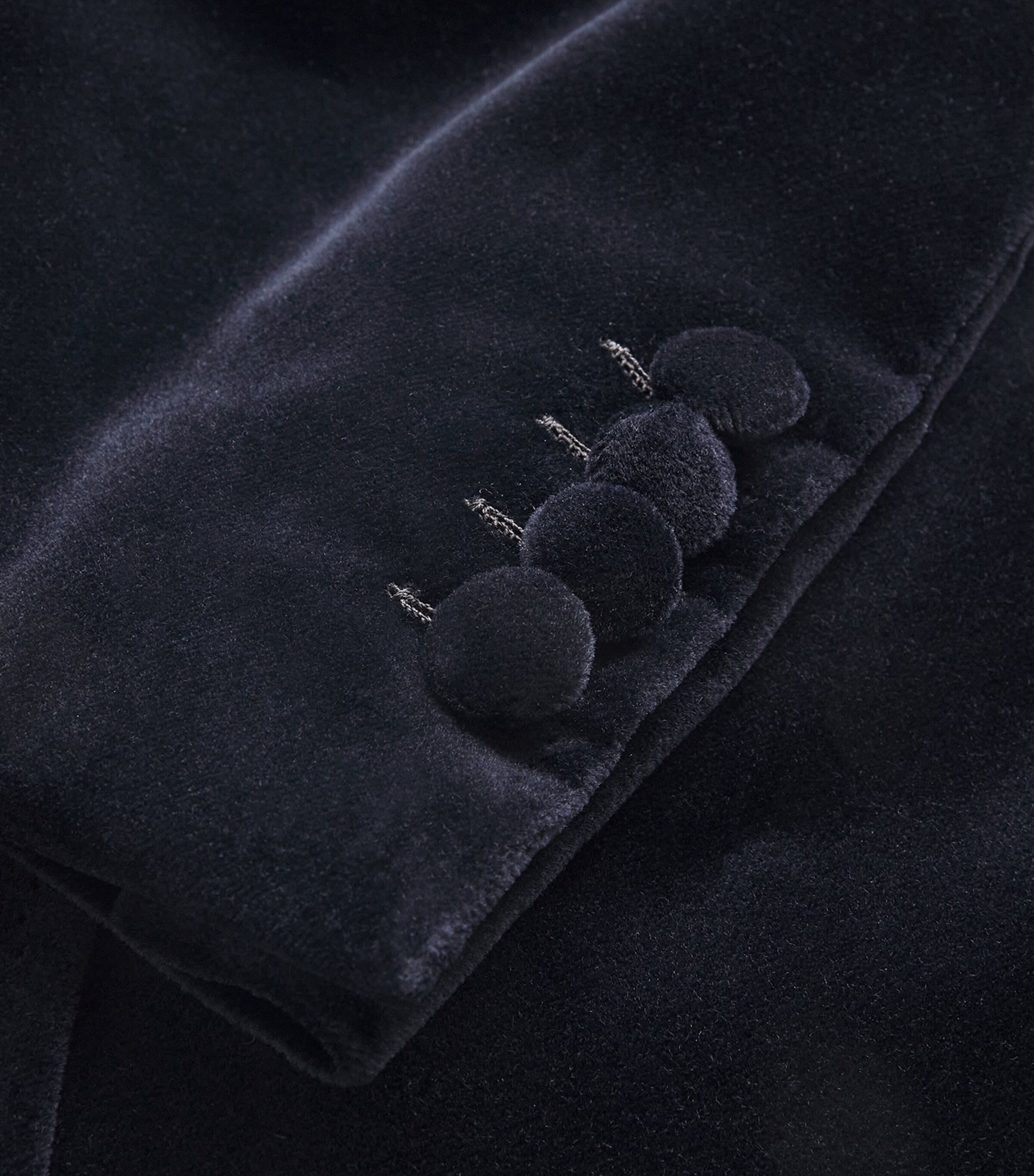 Velvet Single-Breasted Blazer 4000 Image 5