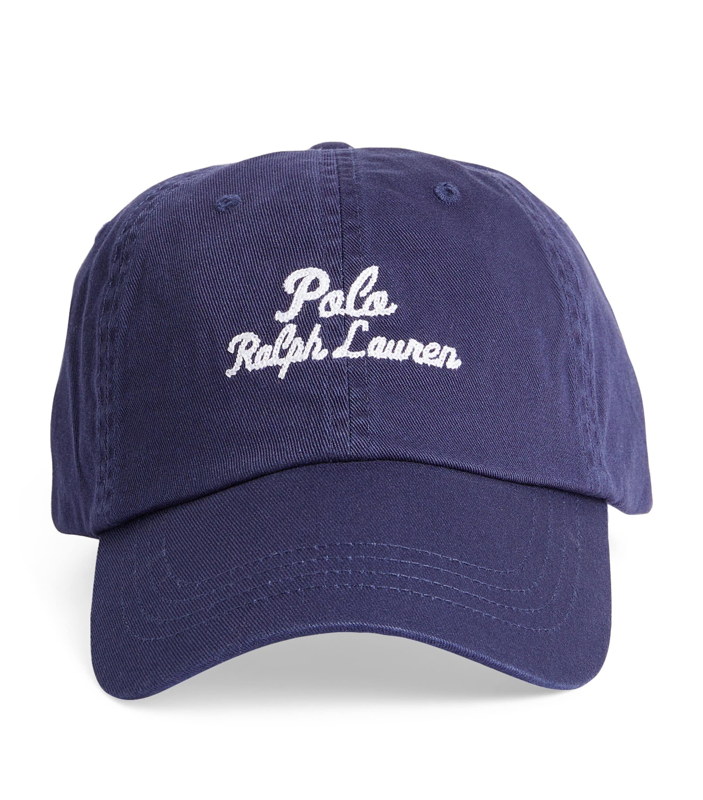 POLO RALPH LAUREN COTTON LOGO BASEBALL CAP 