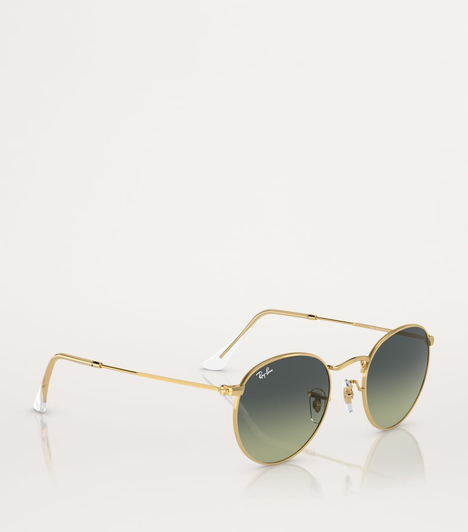RB3447 Round Metal Sunglasses 001/BH Image 6