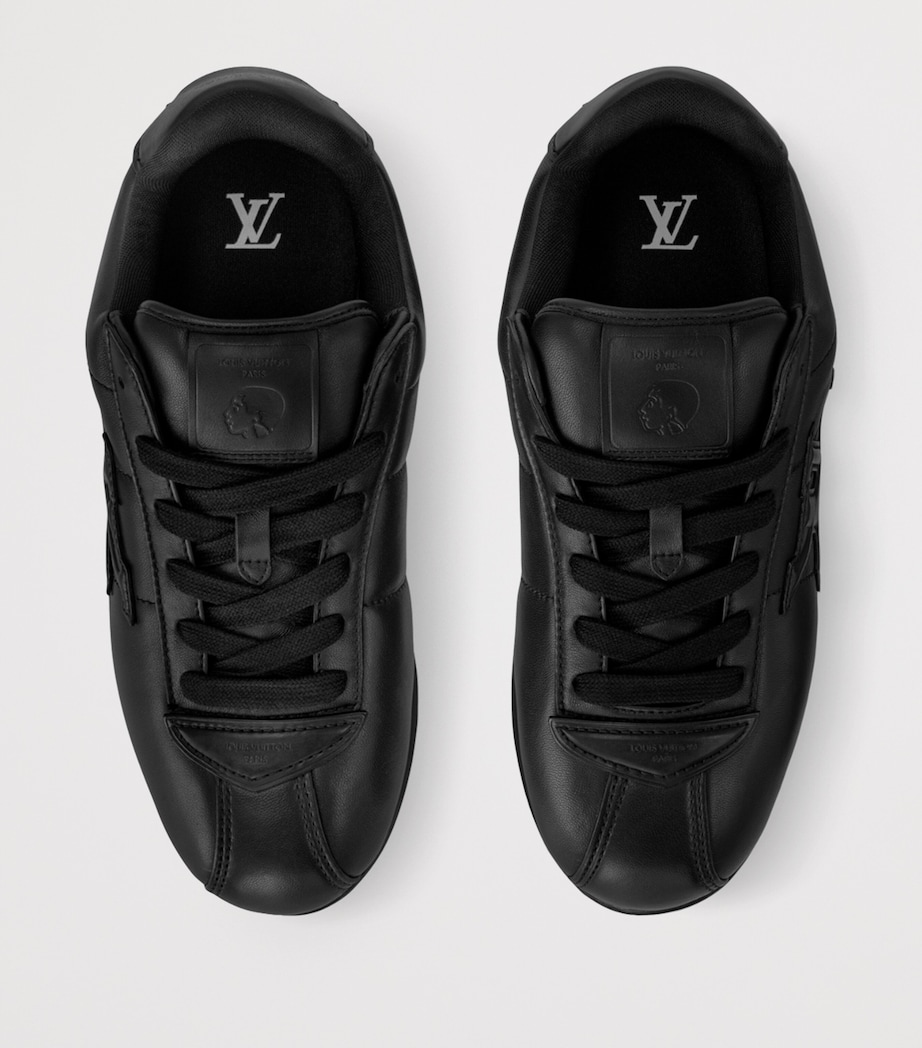 Leather Buttersoft Low-Top Sneakers BLACK Image 5