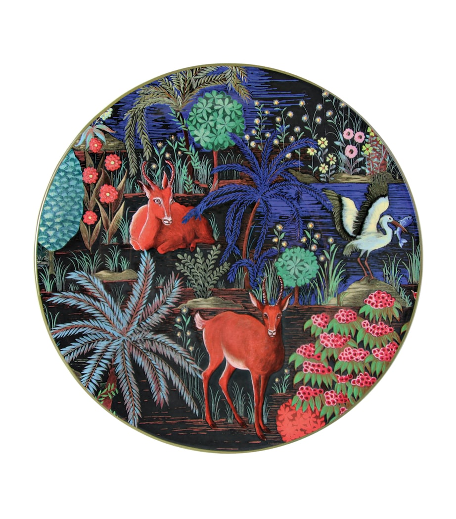 Set of 4 Jardin du Palais Dessert Plates (23cm) MULTICOLOR Image 2