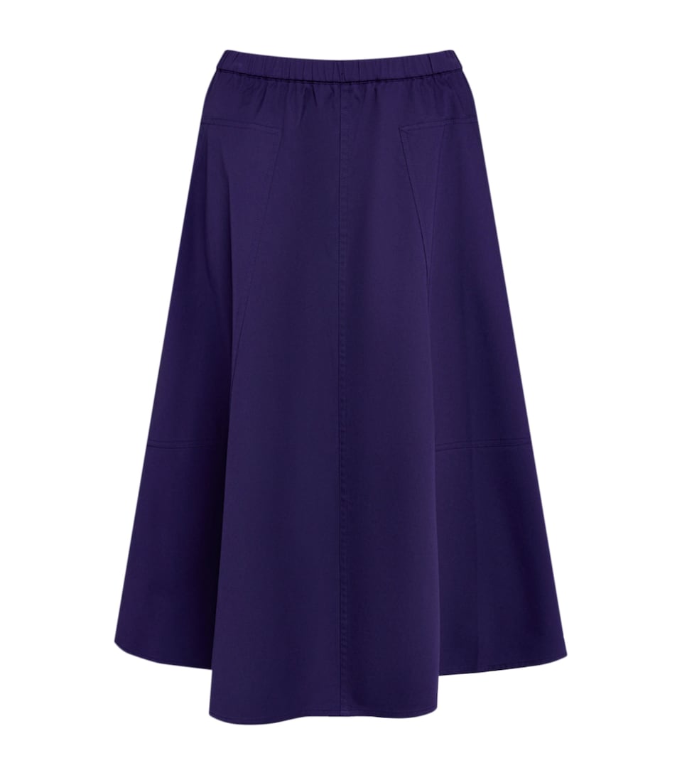 Flared Midi Skirt