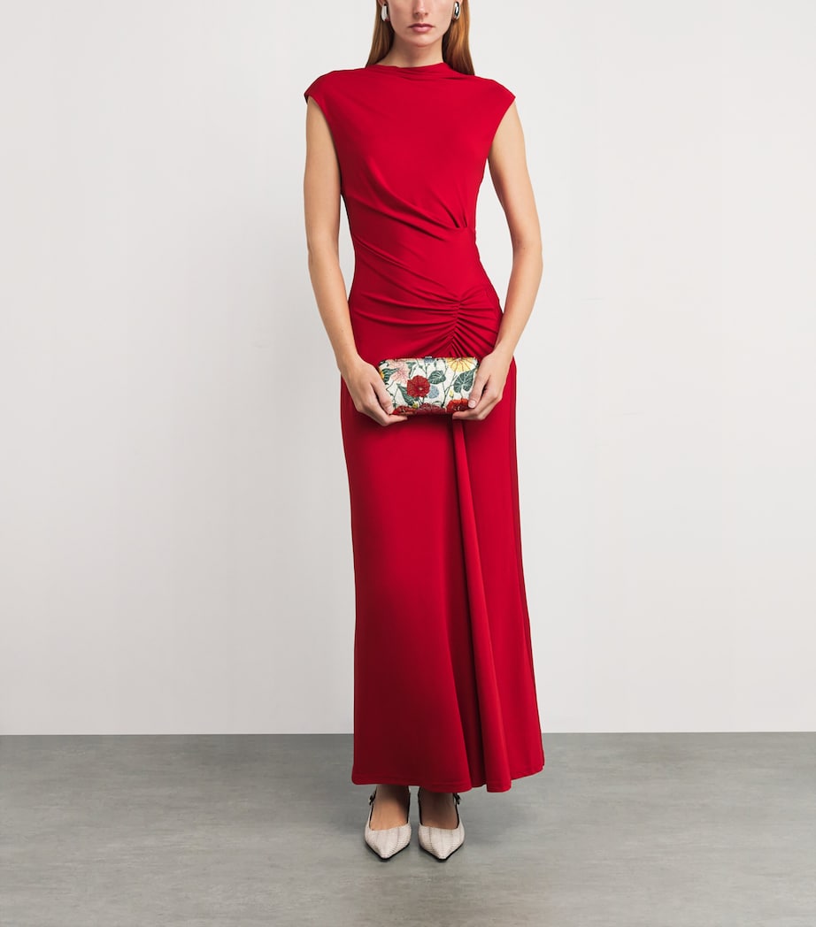 Crystal Moon Flower Clutch Bag SGQMT GOLDEN MULTI Image 5